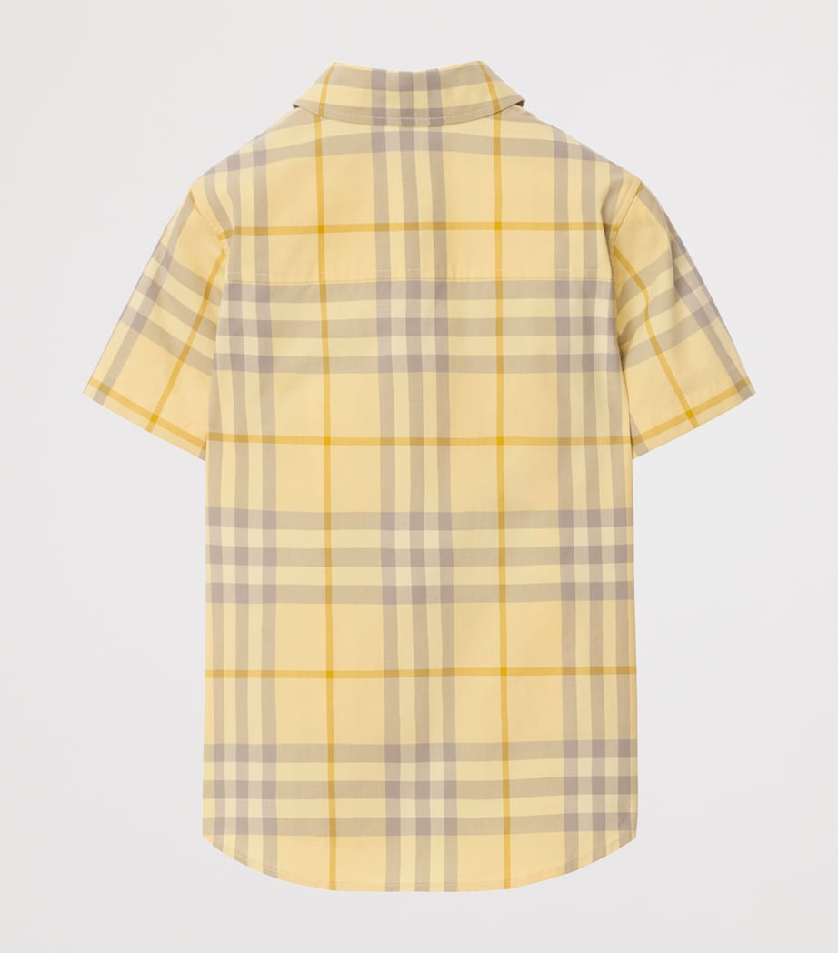 Cotton Check Shirt (3-12 Years) DRUM IP CHECK Image 2