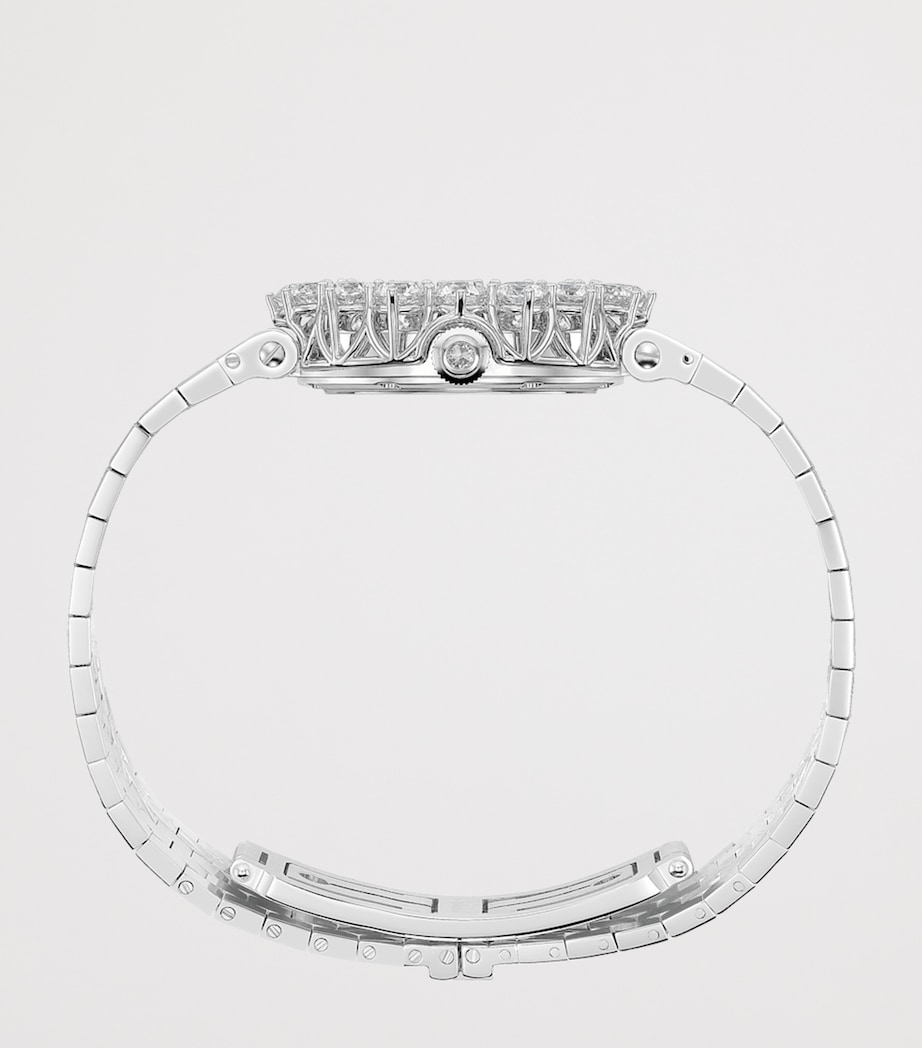 White Gold and Diamond L'Heure du Diamant Watch 27mm 18K WHITE GOLD Image 3