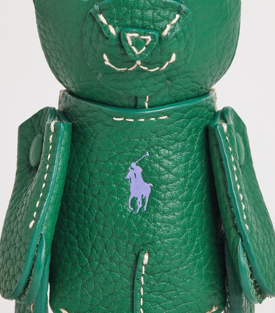 Polo Ralph Lauren Leather Bag Charm Juniper Image 2