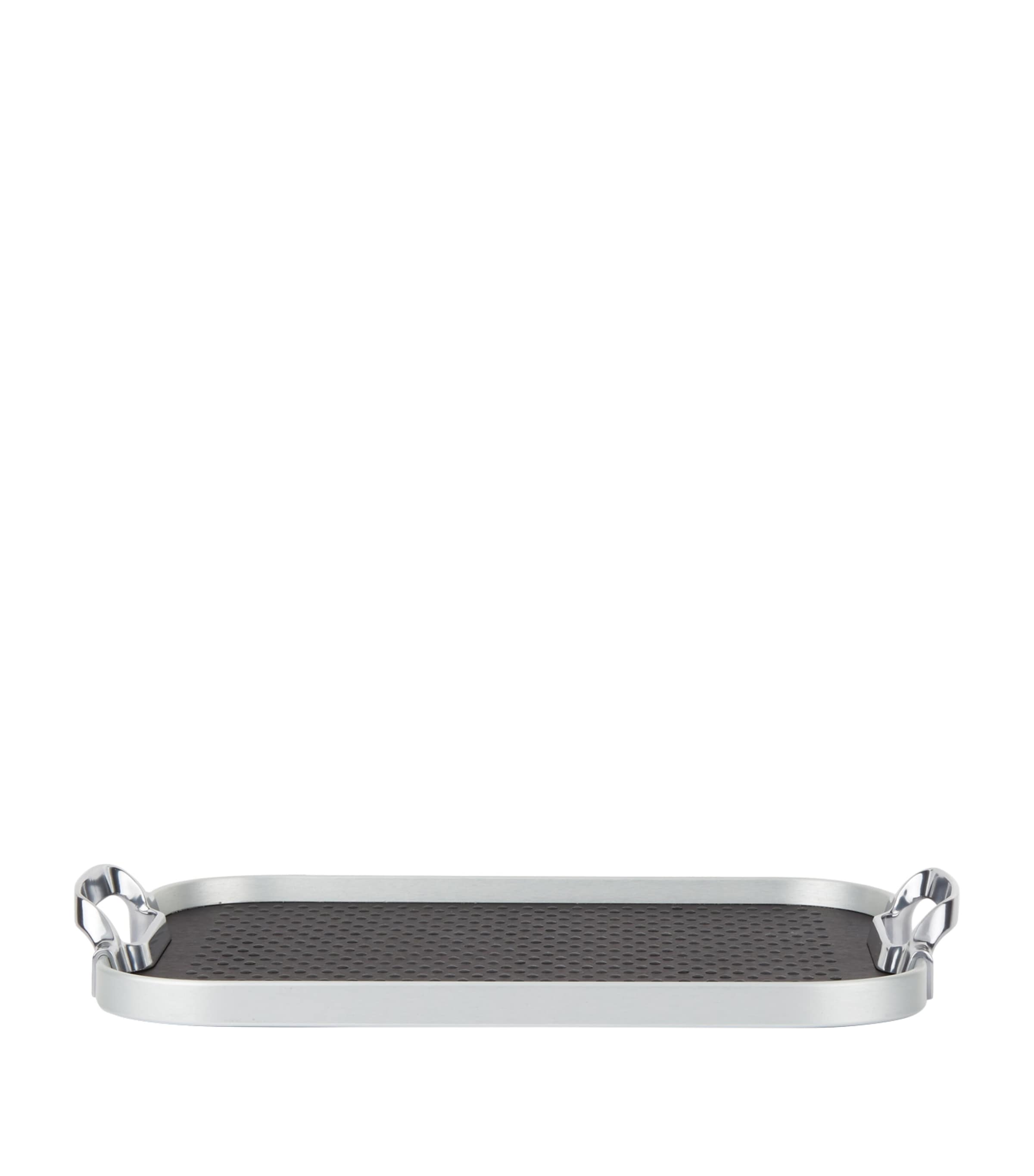 Shop Kaymet Cut Out Serving Tray In Black