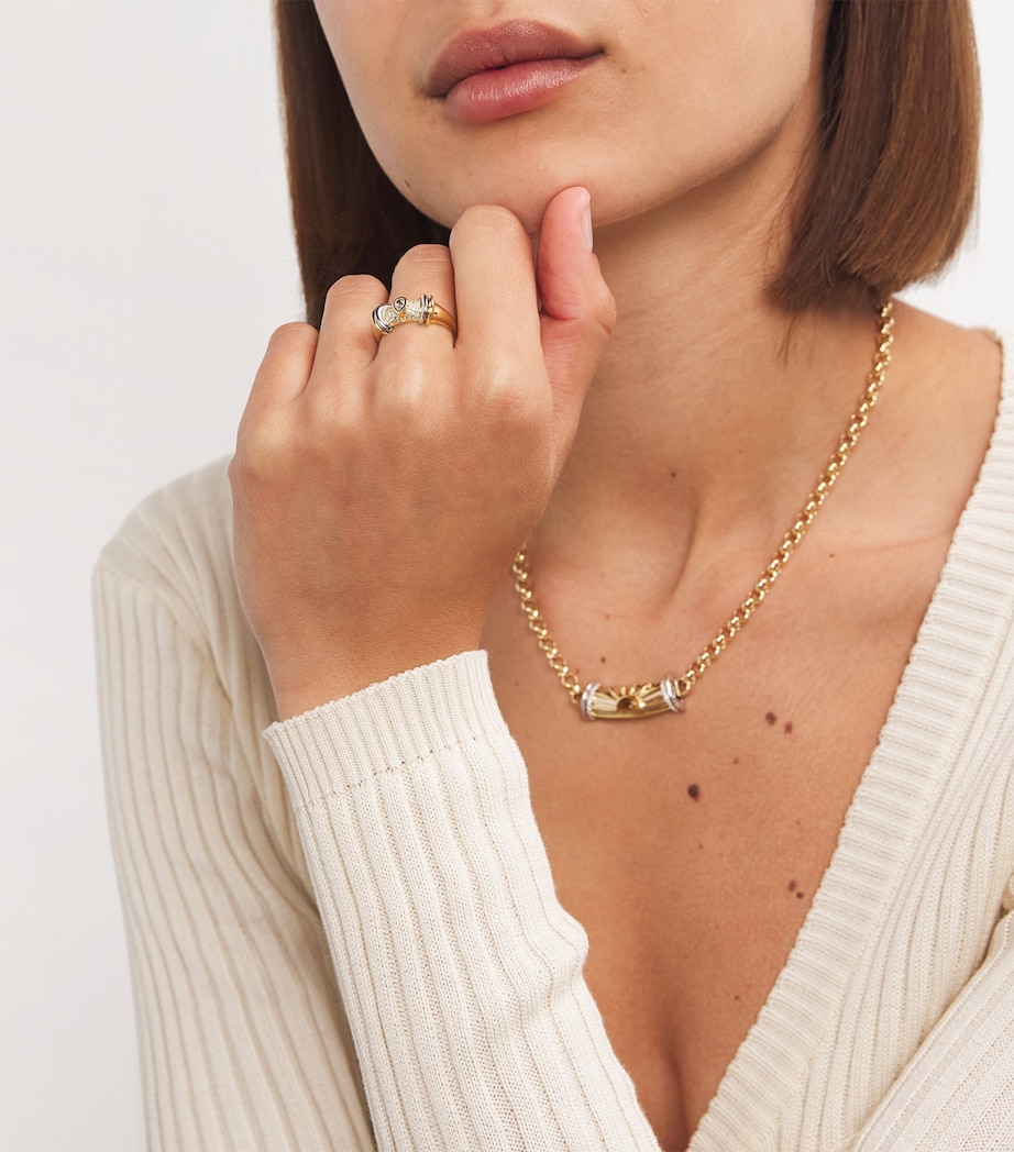 Yellow Gold and Diamond Lot N*91 Ring YELLOW GOLD Image 5