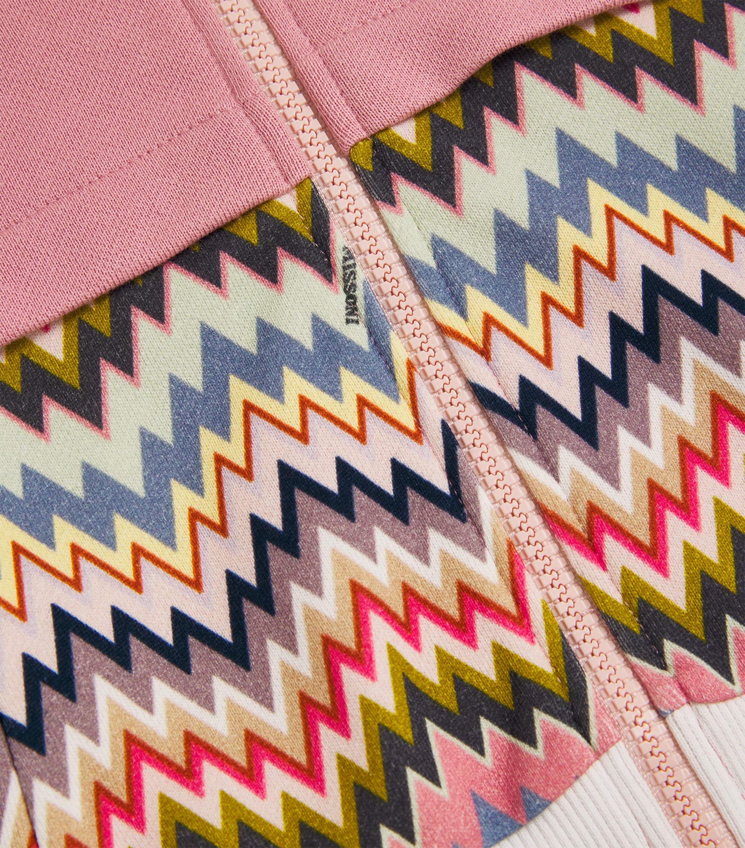 Missoni Kids Zigzag Print Hoodie (4-14 Years) Fard Image 3