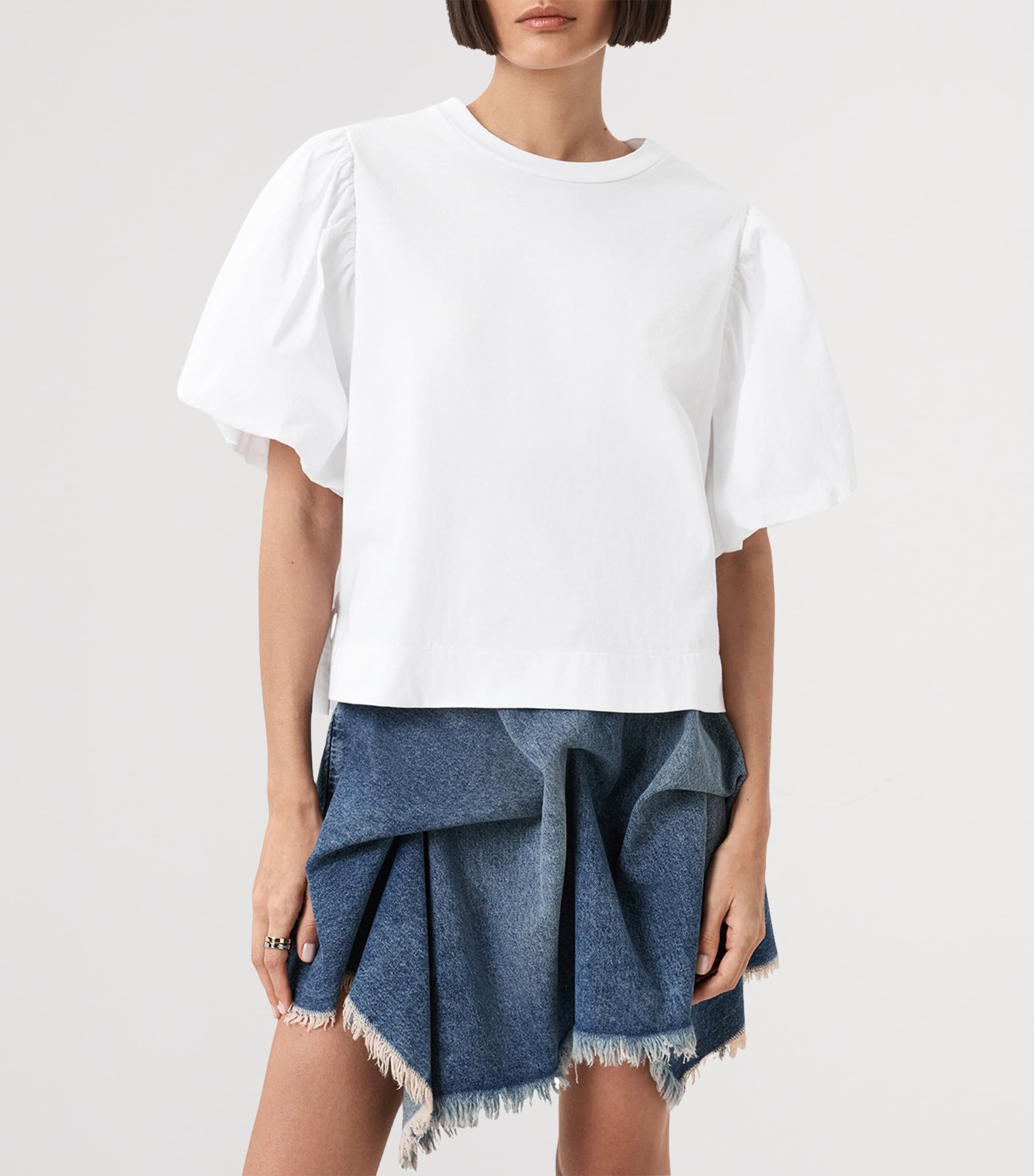 Organic Cotton Jess T-Shirt OPTIC WHITE Image 4