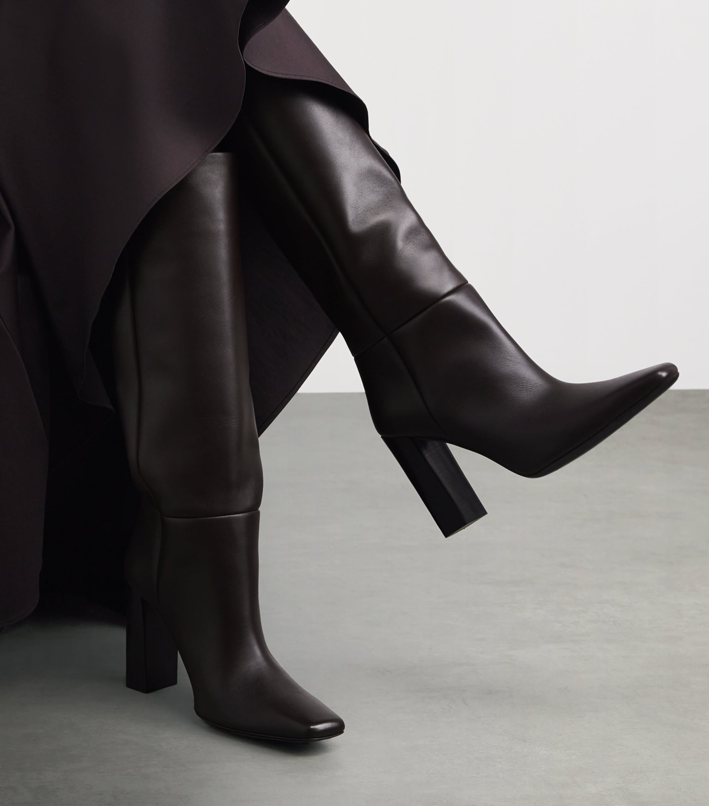 Brioni Calfskin Knee-High Boots 105 Image 4