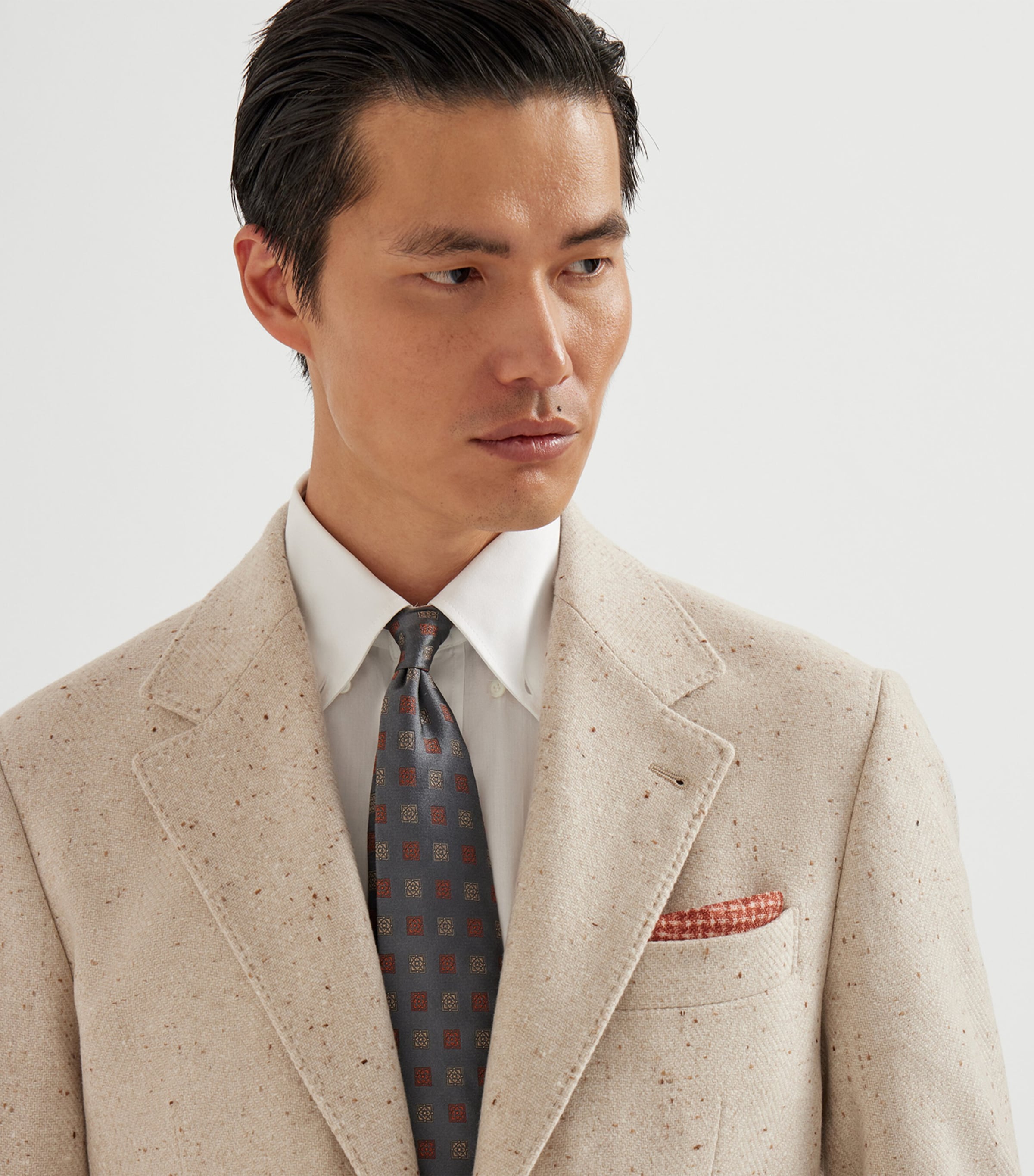 Silk Square Pattern Tie CND90 Image 2