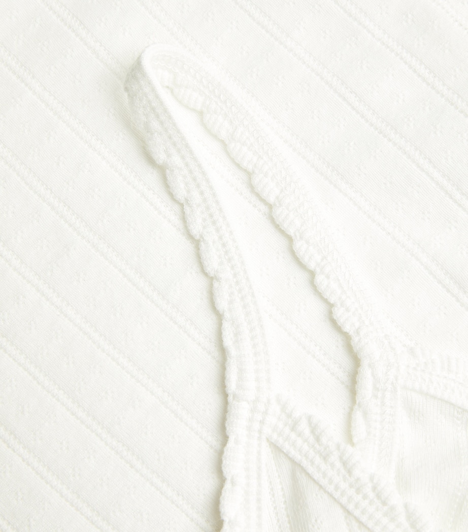 Classic Pointelle Tank Top WHITE Image 5