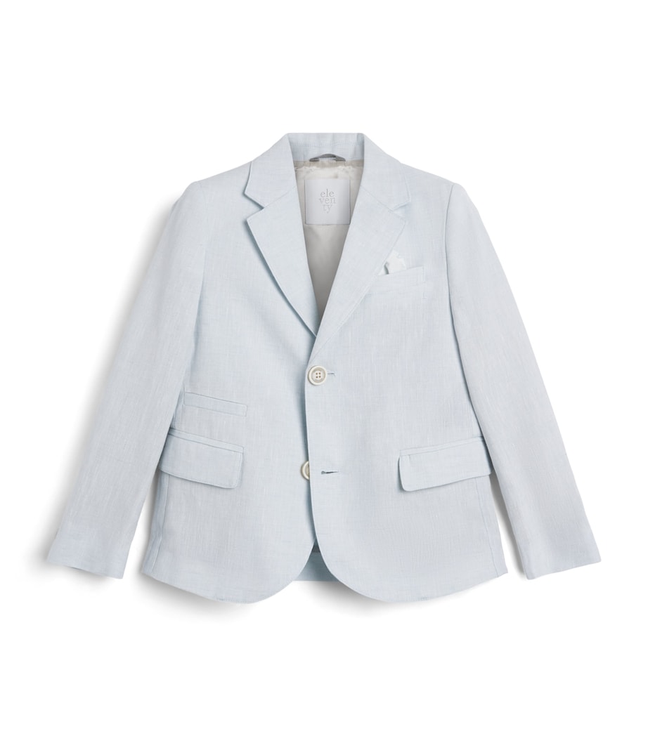 Eleventy Kids Linen-Blend Blazer (6-16 Years) Image 1