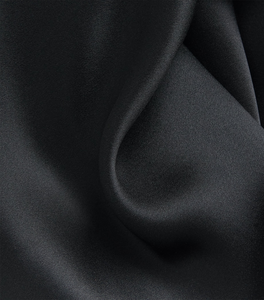 Marjolaine Womens Silk Tracy Slip Dress Noir Image 5