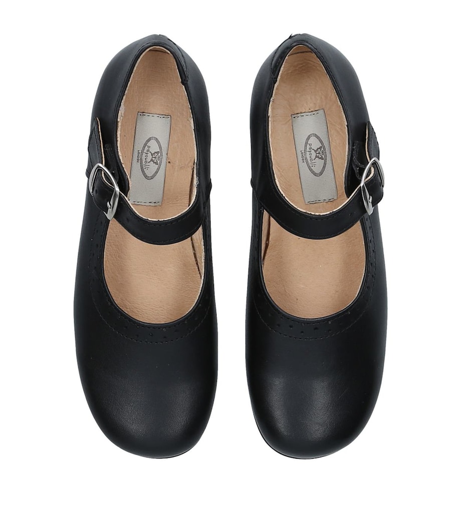 Leather Millie Flats BLACK Image 4