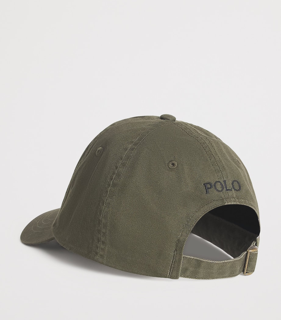 Cotton Baseball Cap GREEN Image 3