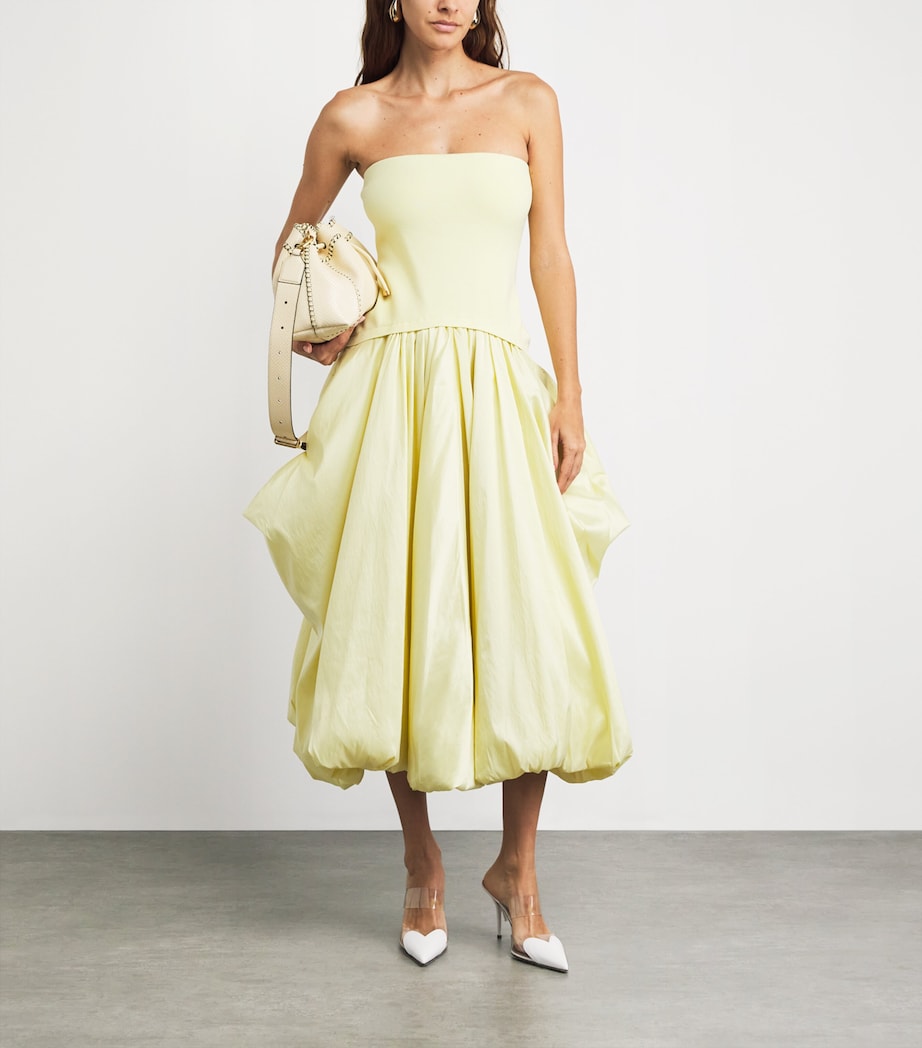 Strapless Izzy Midi Dress SUNGLOW Image 2