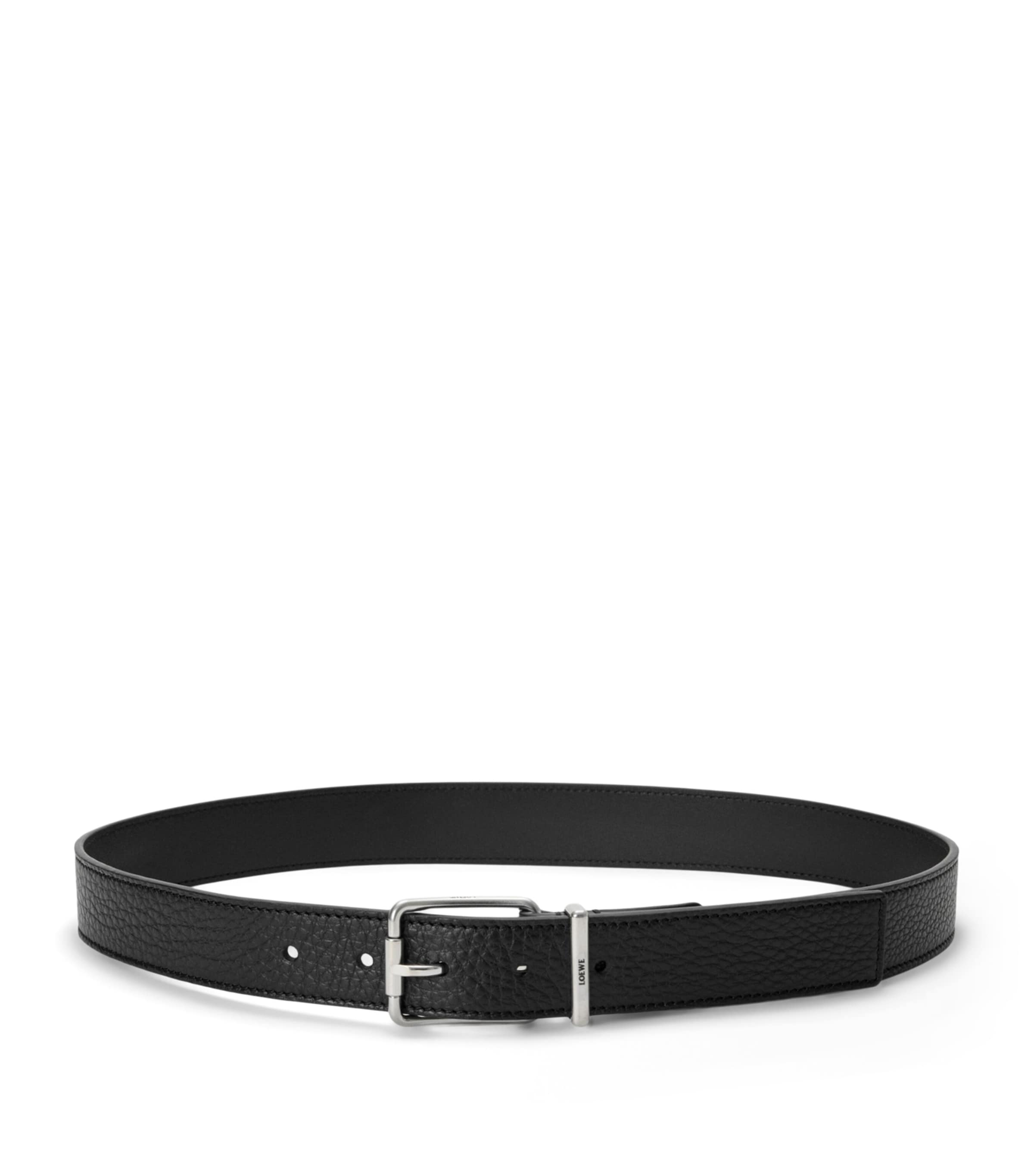 LOEWE Leather Logo Buckle Belt Black/vintage Image 1