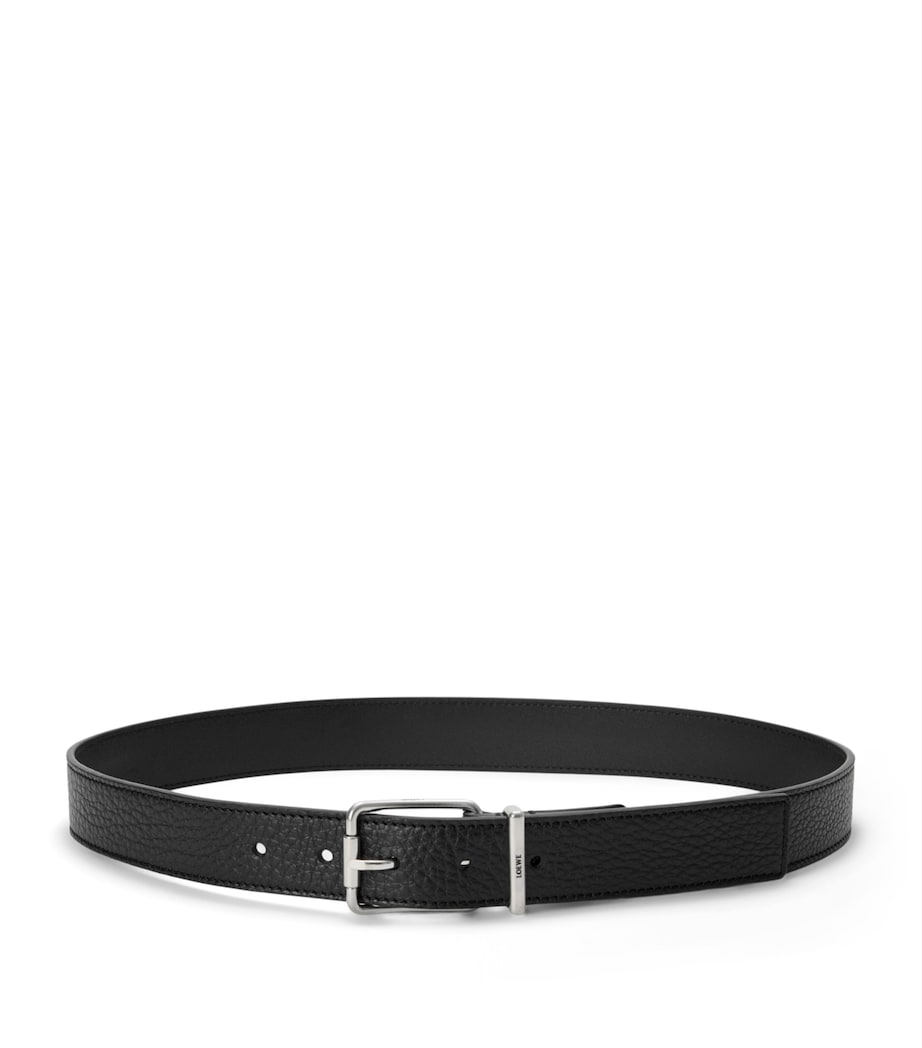 LOEWE Leather Logo Buckle Belt Black/vintage Image 1