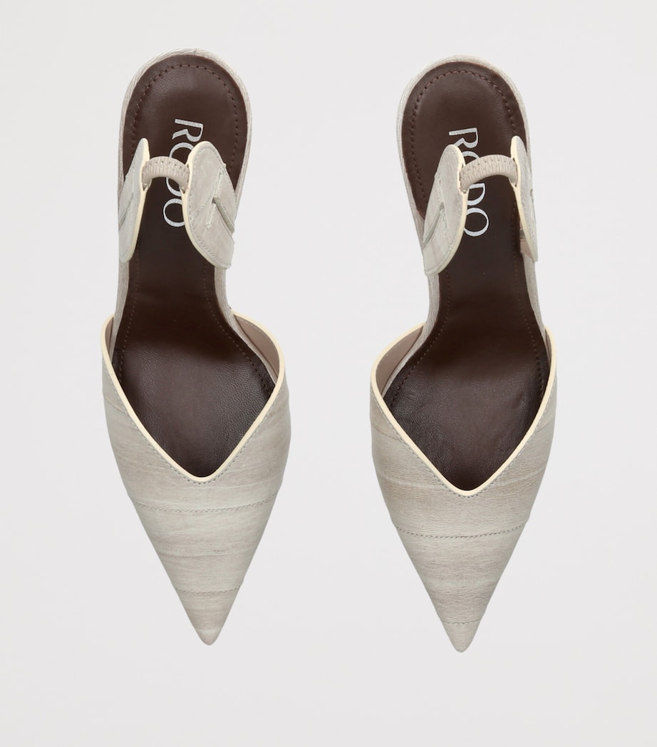 Rodo Aira Slingback Pumps 75 Beige Image 3