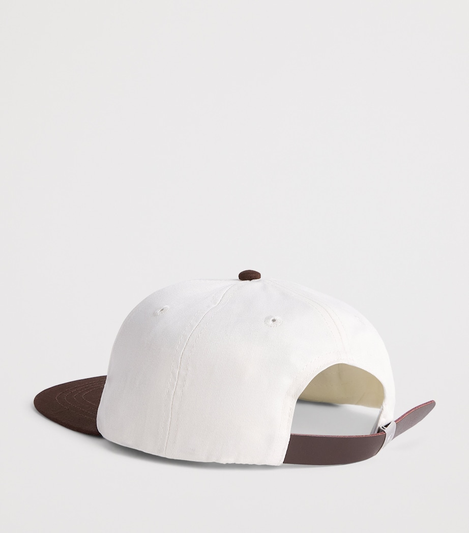 Picante Record Crew Cap Ivory / Brown Image 3
