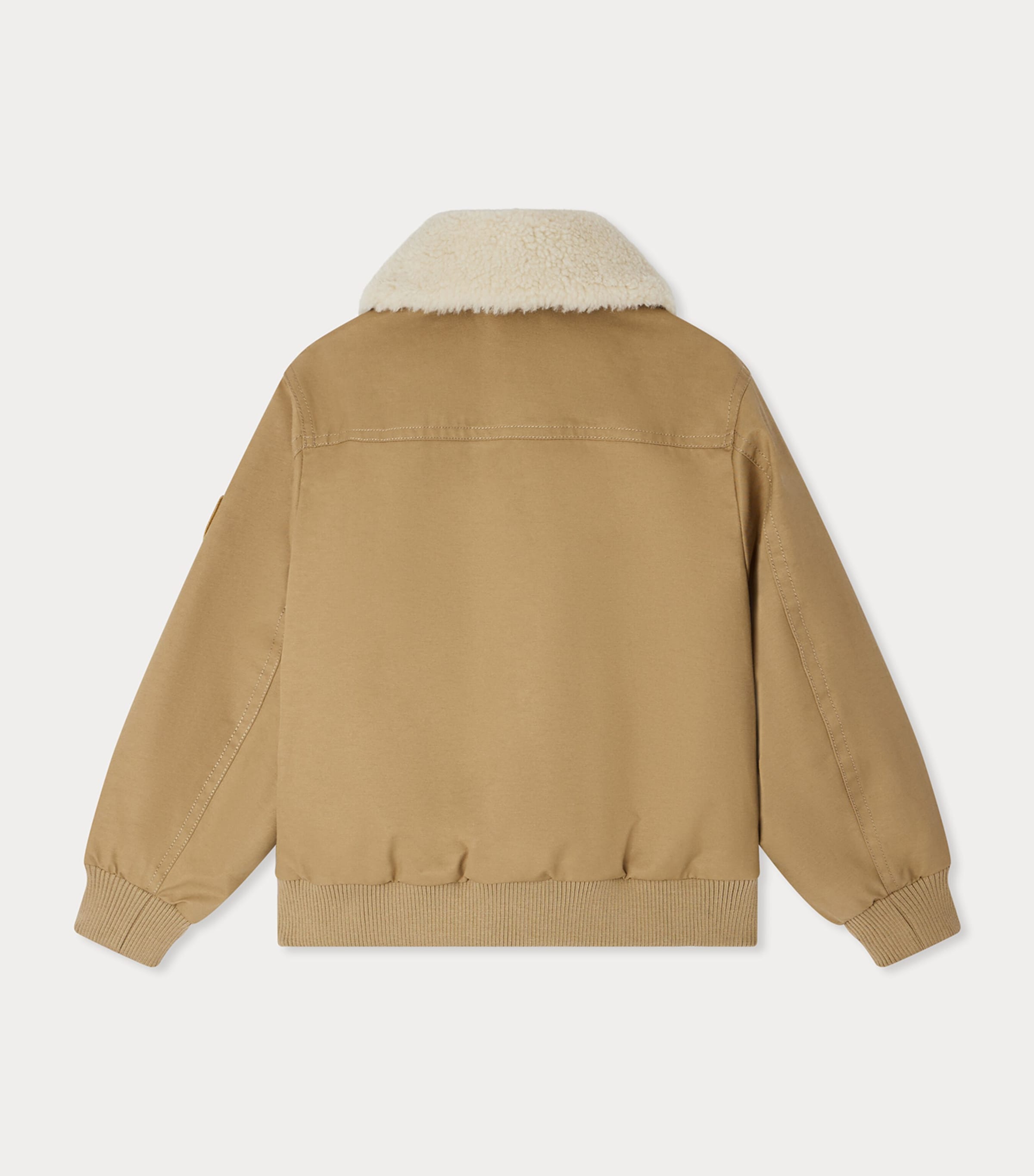 Cotton-Blend Canvas Jacket (4-8 Years) CHATAIGNE Image 2