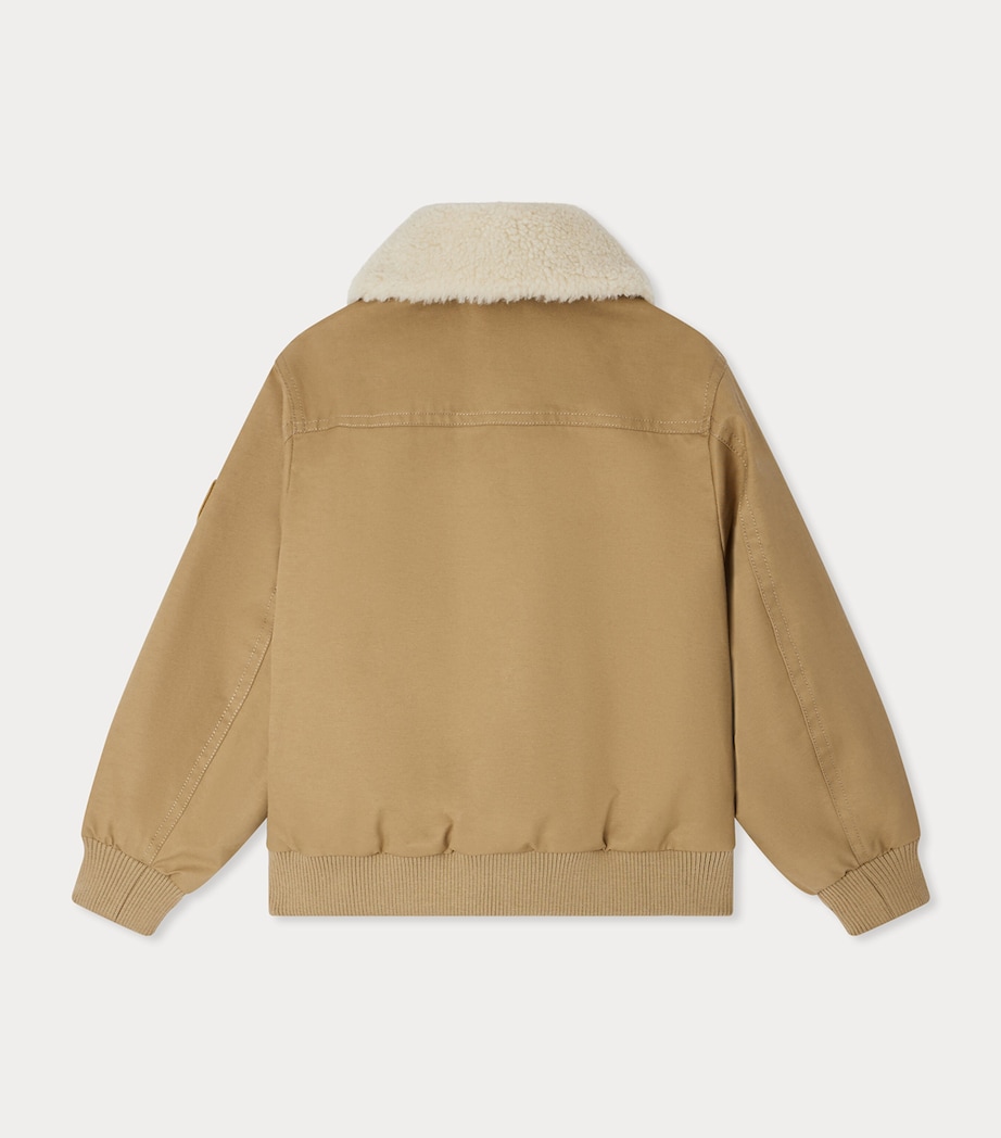 Cotton-Blend Canvas Jacket (4-8 Years) CHATAIGNE Image 2