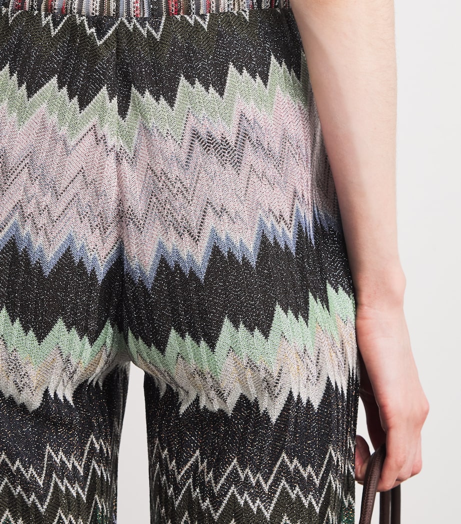 Snake Flared Trousers SM9YN MULTI W BLACK Image 6