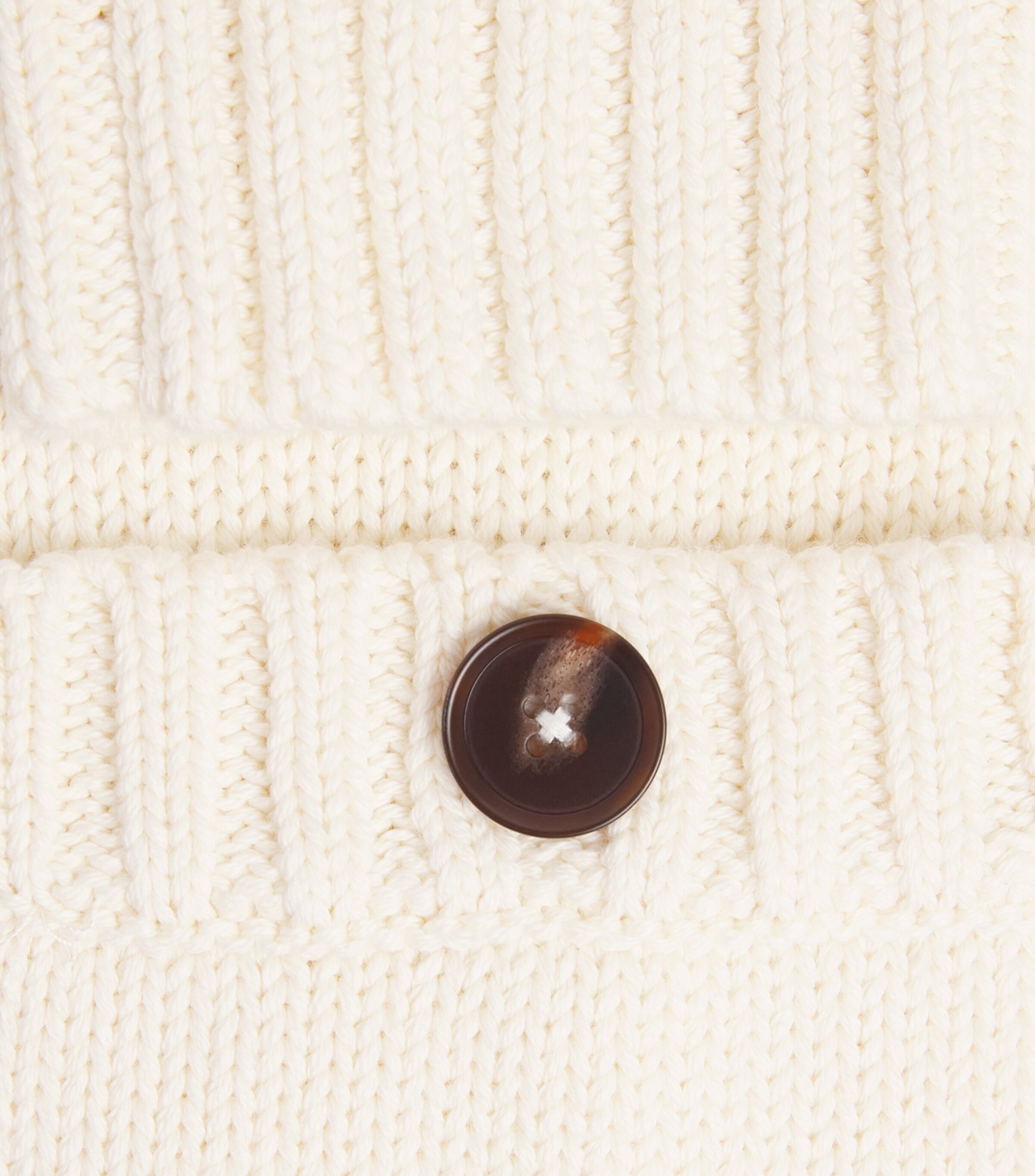 ME+EM Womens Cotton Cropped Cardigan Cream Image 5