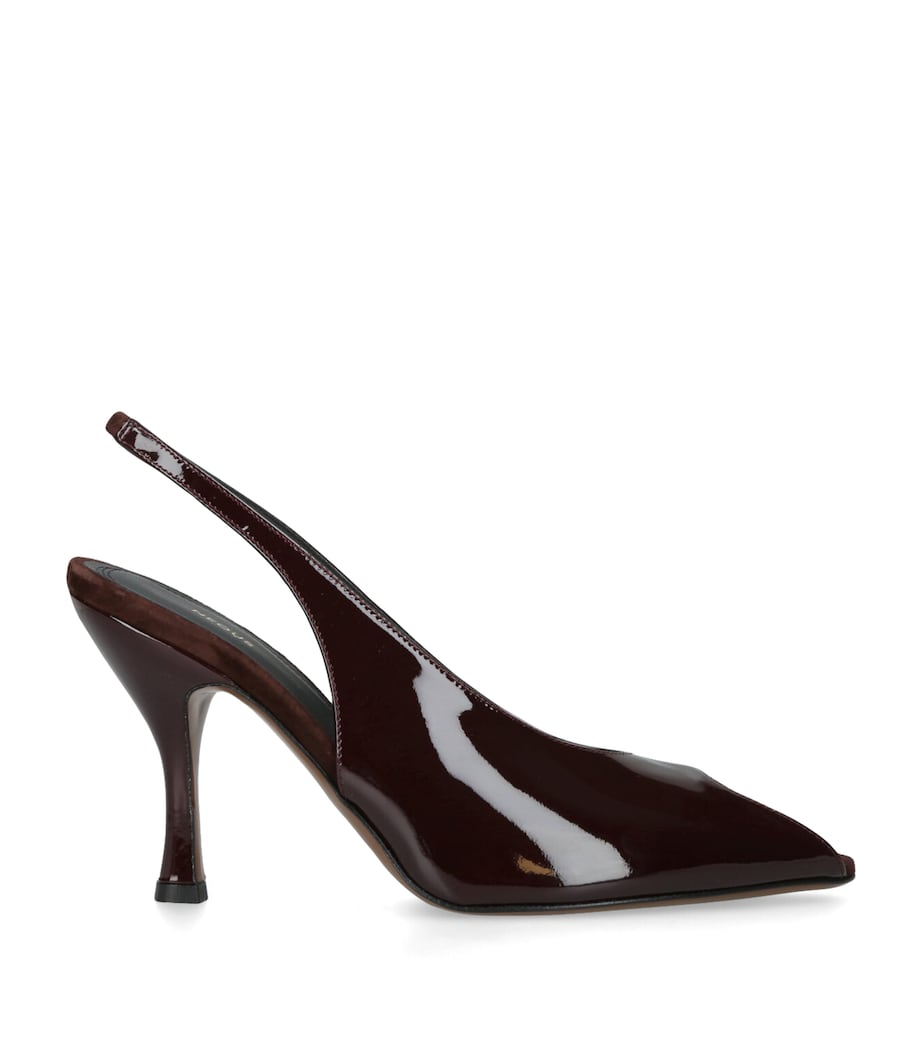 Hamal Slingback Heels 85 DARK BROWN Image 1