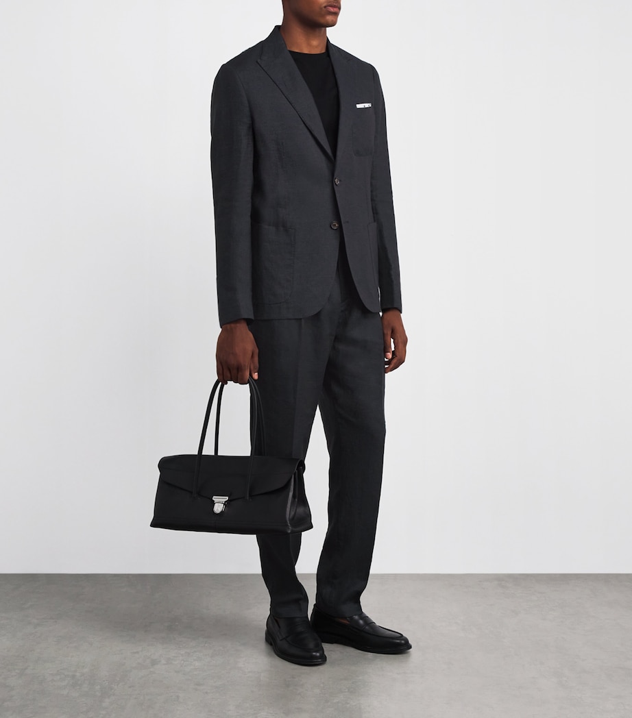 x Harrods Linen Blazer NERO Image 2