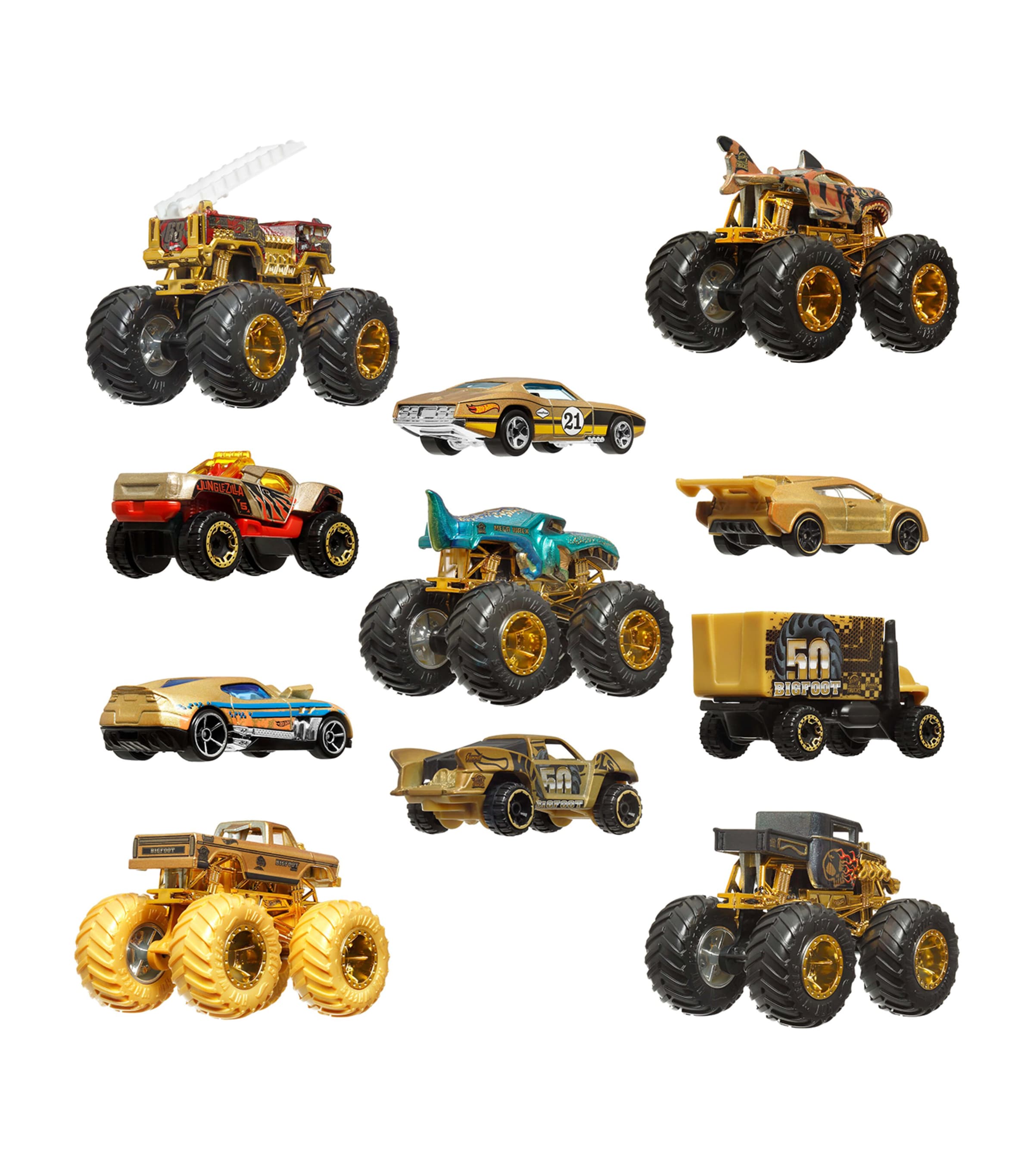 Hot Wheels Monster Trucks Trophy Champions Collection MULTI Image 3