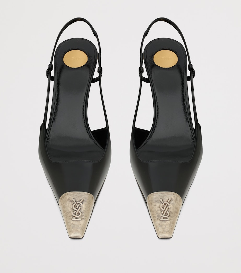 Leather Jeanne Slingback Pumps 75 1000 Image 2