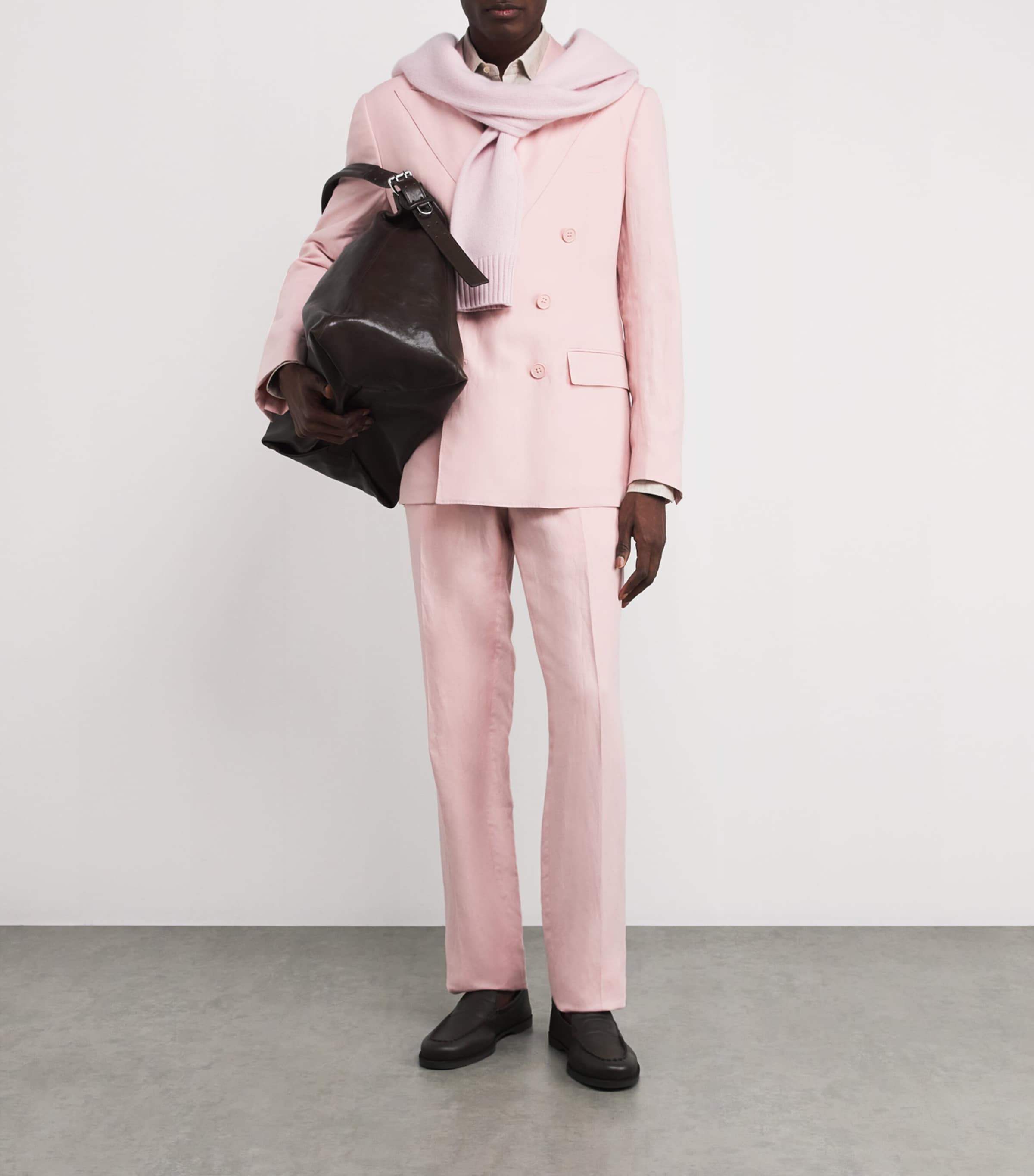 Leather Pace Loafers DARK BROWN Image 6