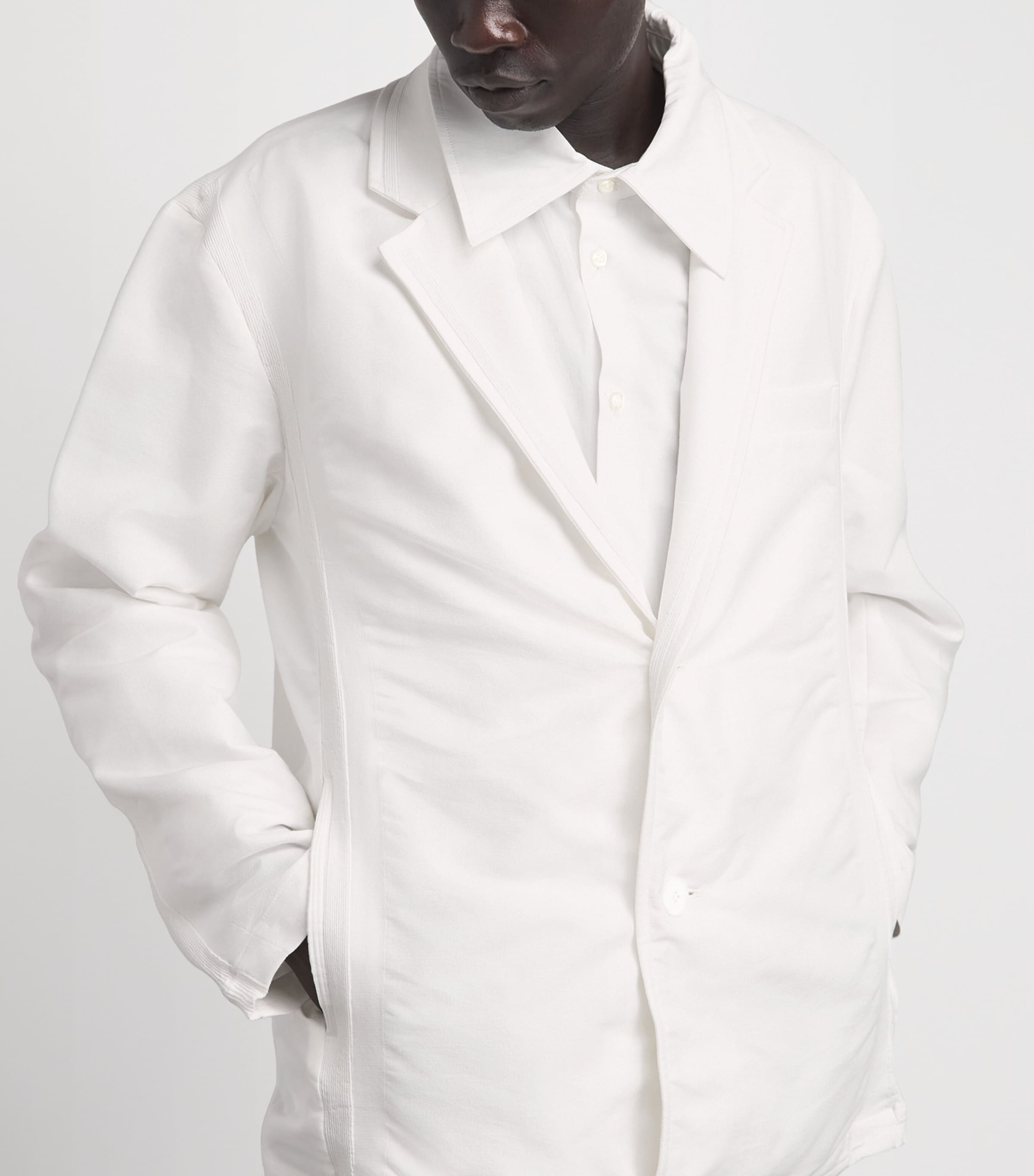 IM MEN Mens Clay Blazer White Image 3