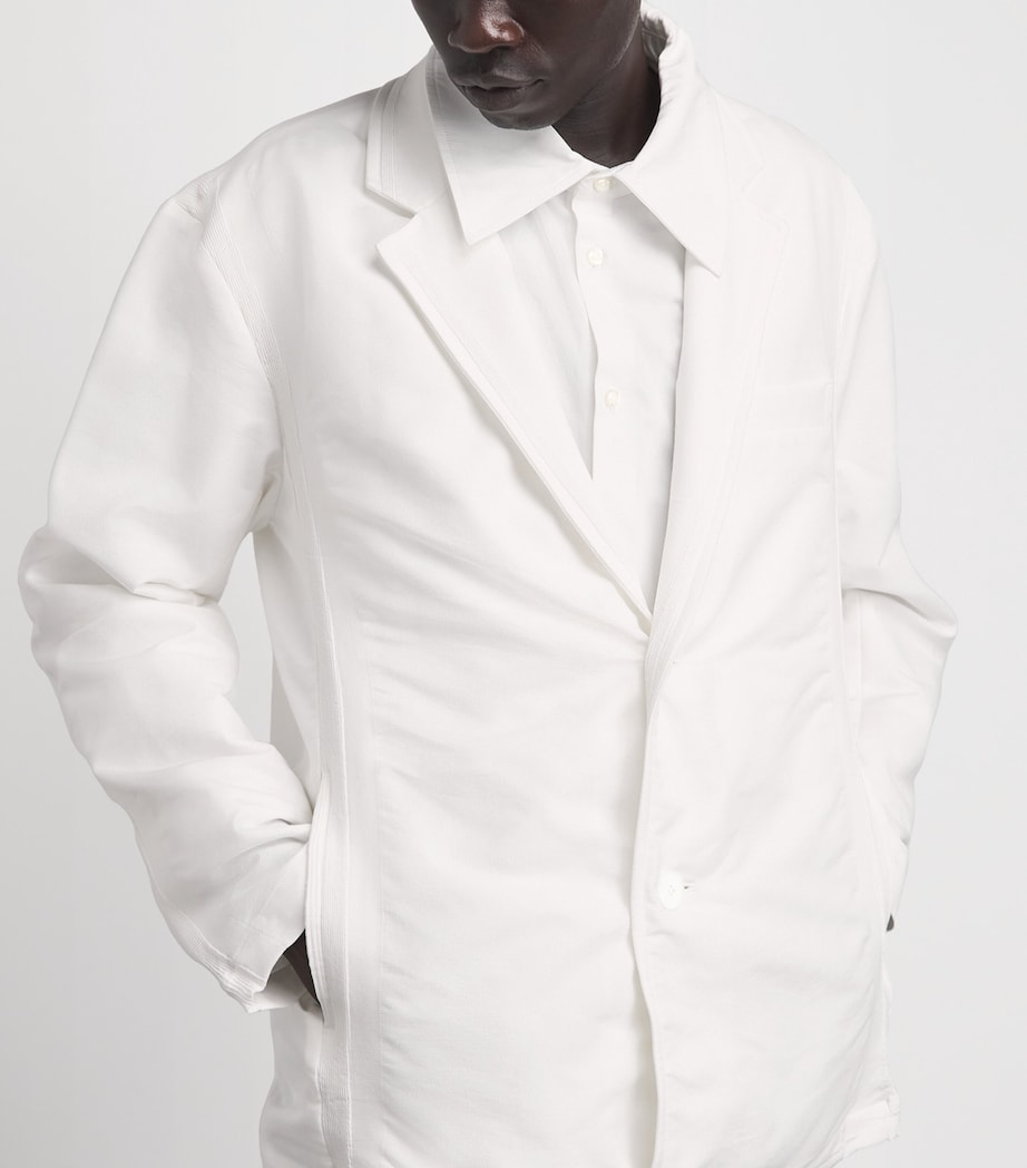 IM MEN Mens Clay Blazer White Image 3
