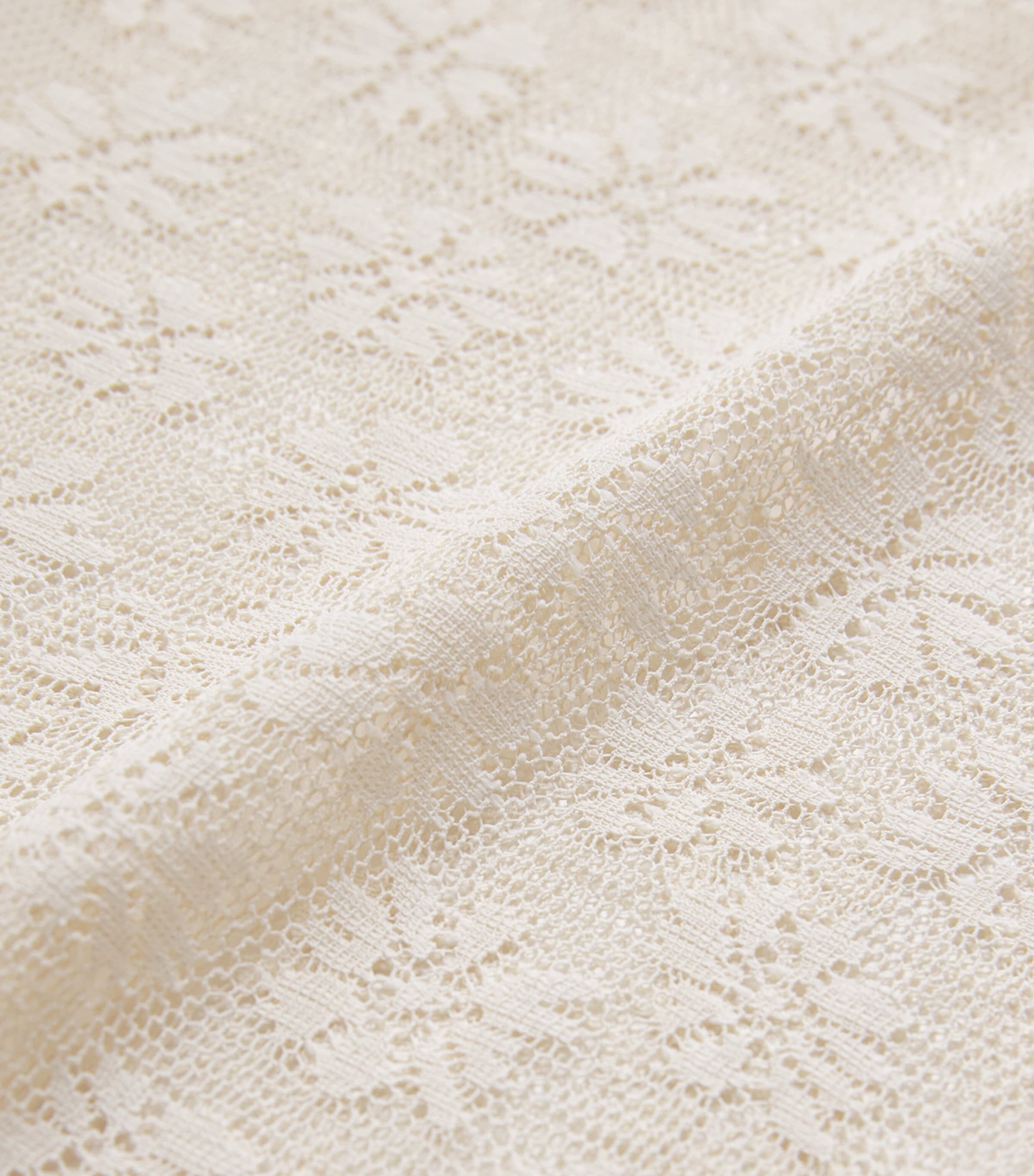 Floral Lace Top ECRU Image 5