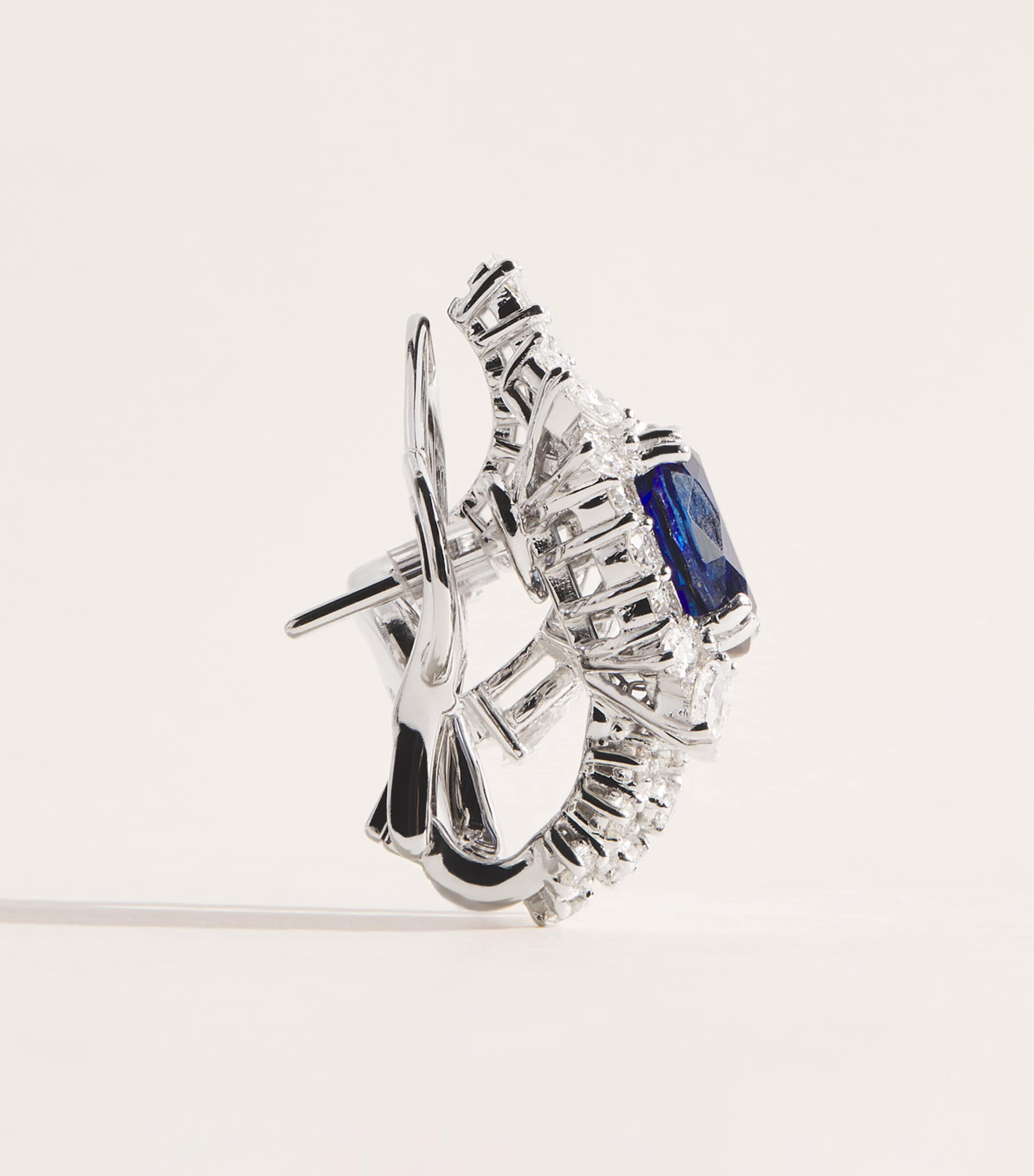 Yeprem White Gold and Diamond Y-Couture Earrings White Gold Image 3