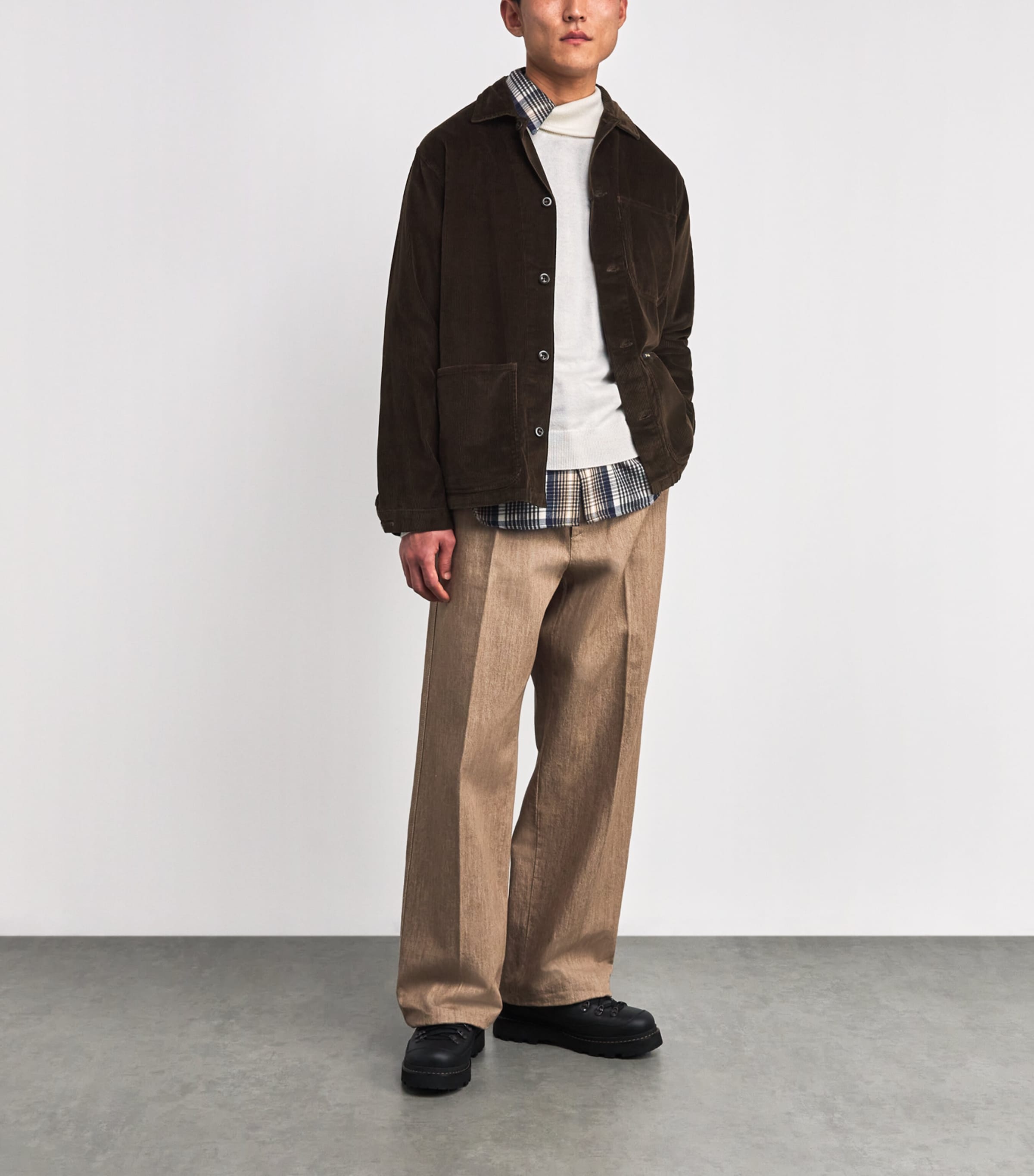 Cotton Corduroy Overshirt DARK BEECH Image 2