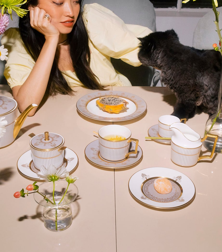 Anthemion Grey Plate (15.5cm) GREY Image 3