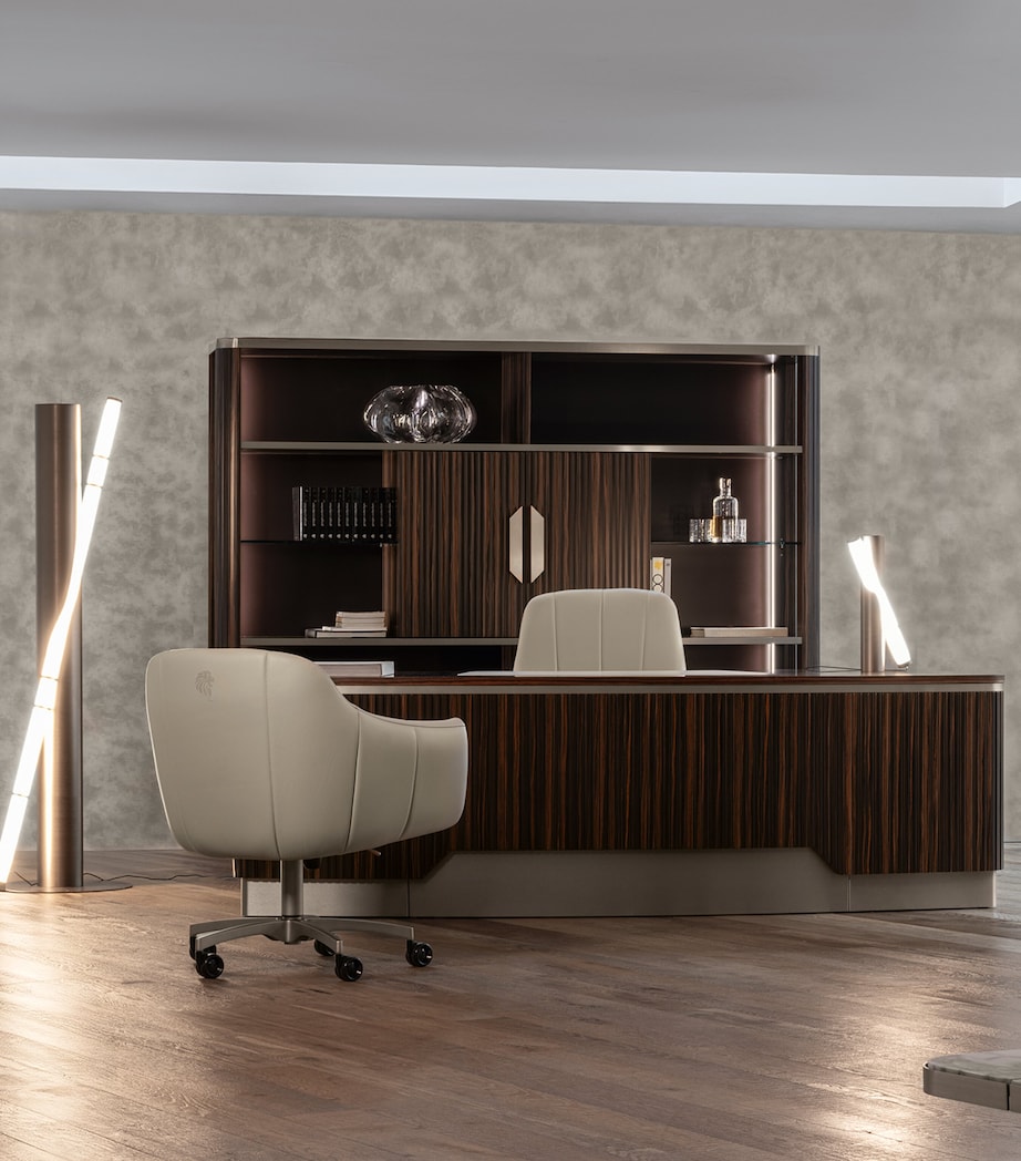 Luxor Presidential Desk BROWN Image 3