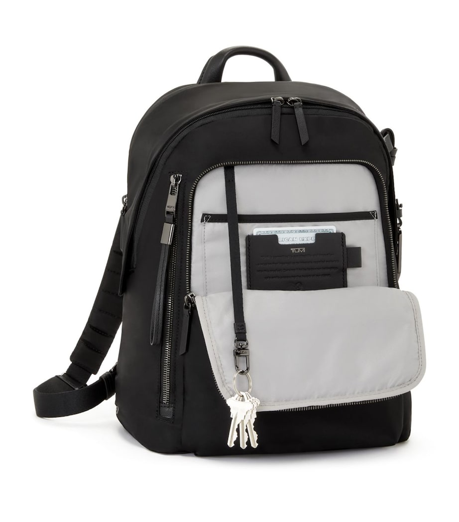 Nylon Voyageur Halsey Backpack BLACK GUNMETAL T522 Image 4
