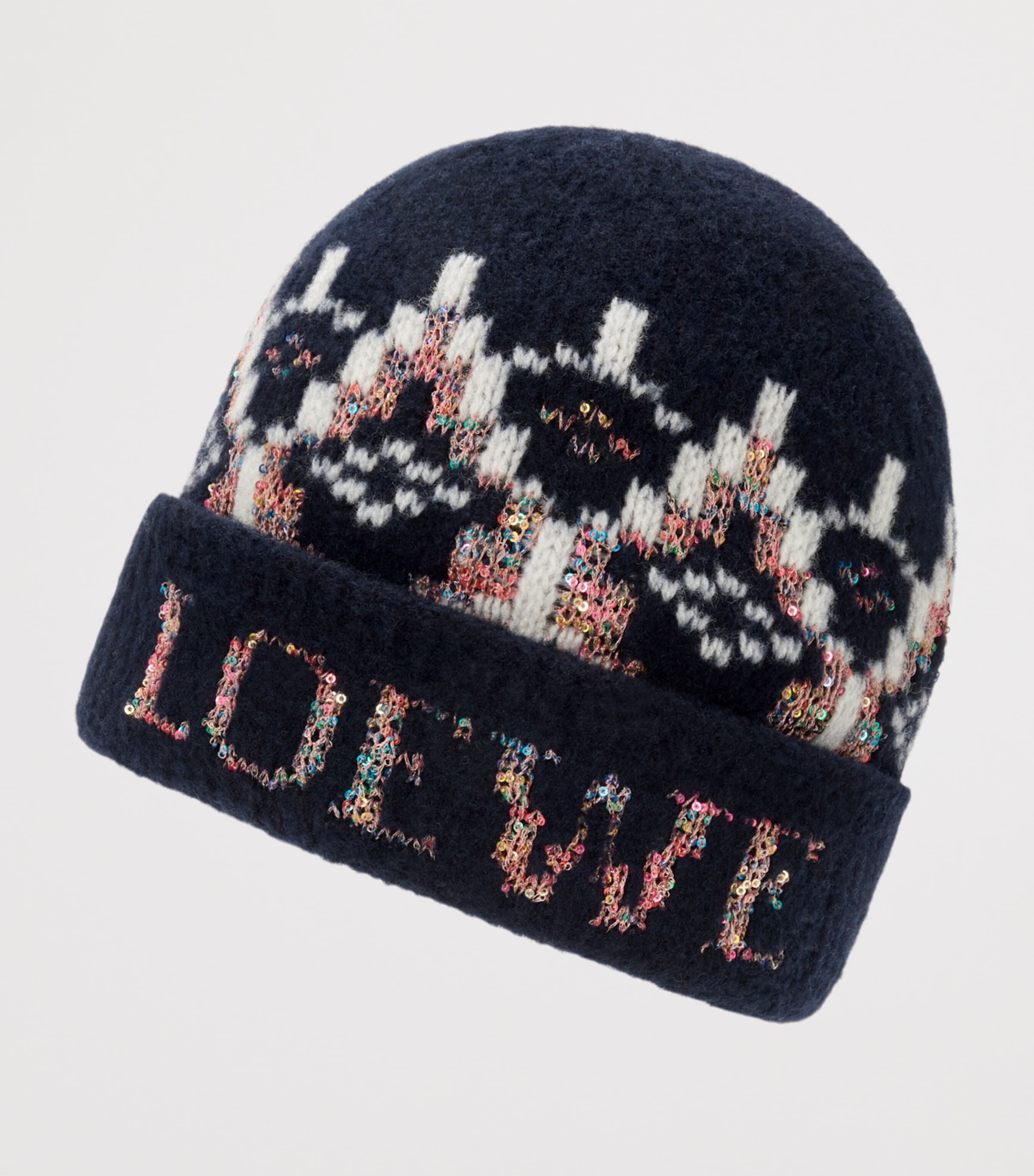 Wool-Blend Fair Isle Beanie NAVY/MULTICOLOR Image 2