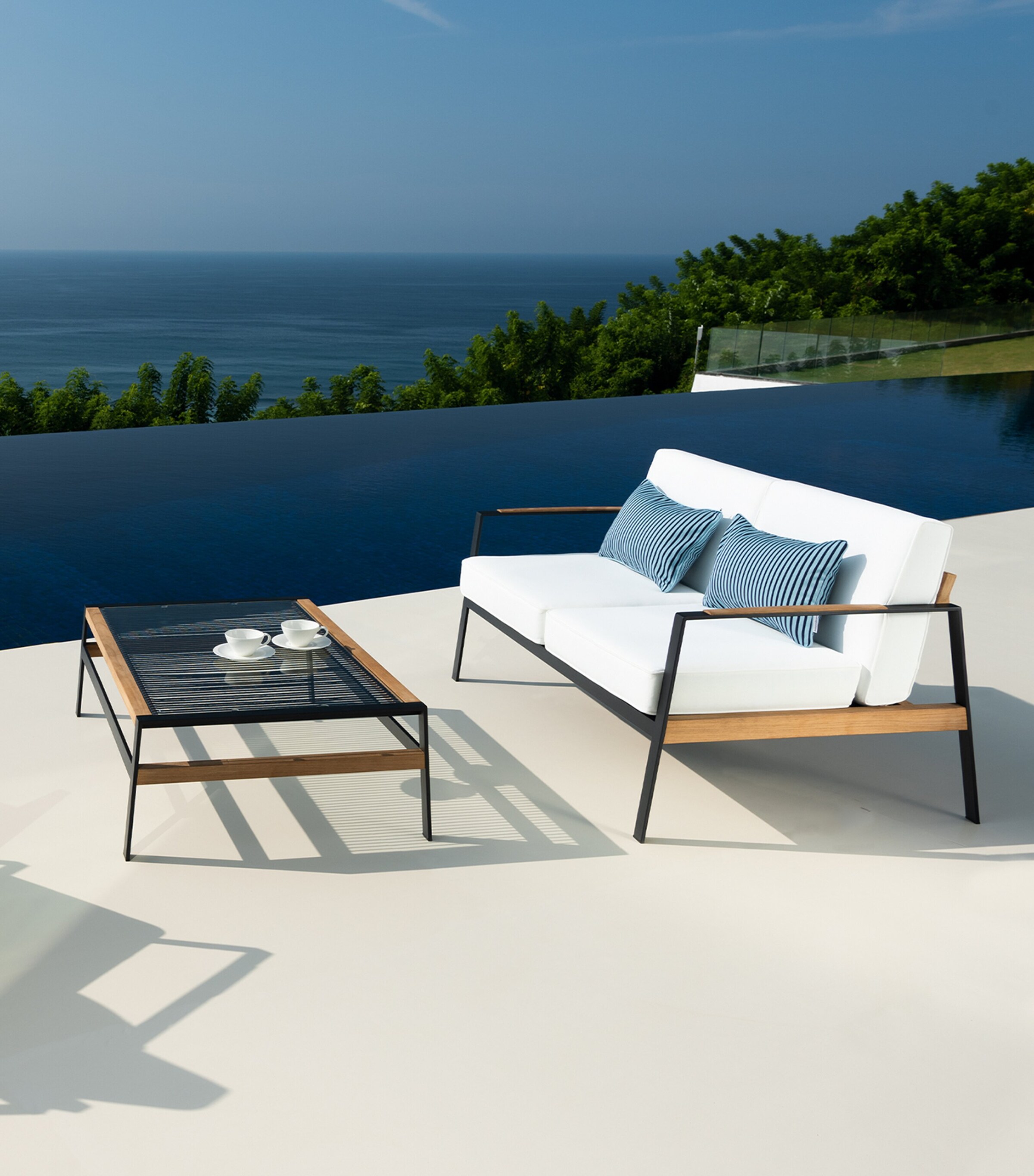 California 3-Seater Sofa WHITE Image 2