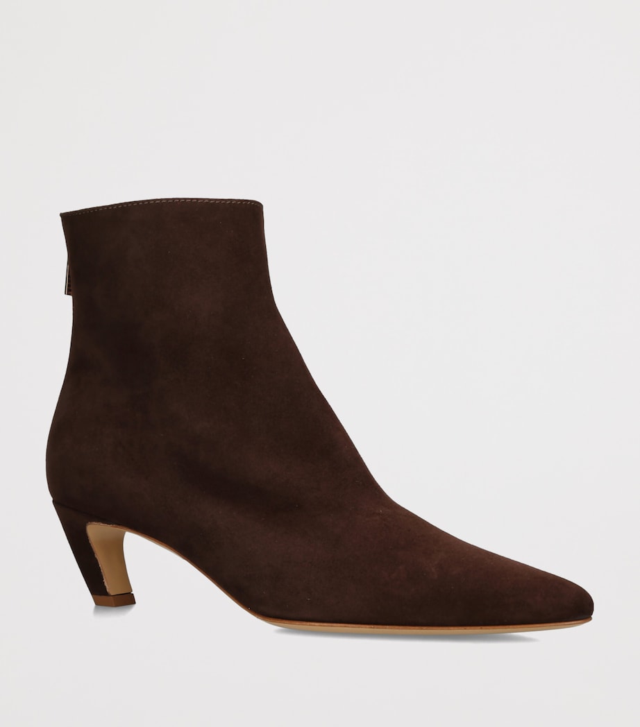Gabriela Hearst Suede Clayton Boots 50 Dark Brown Image 2