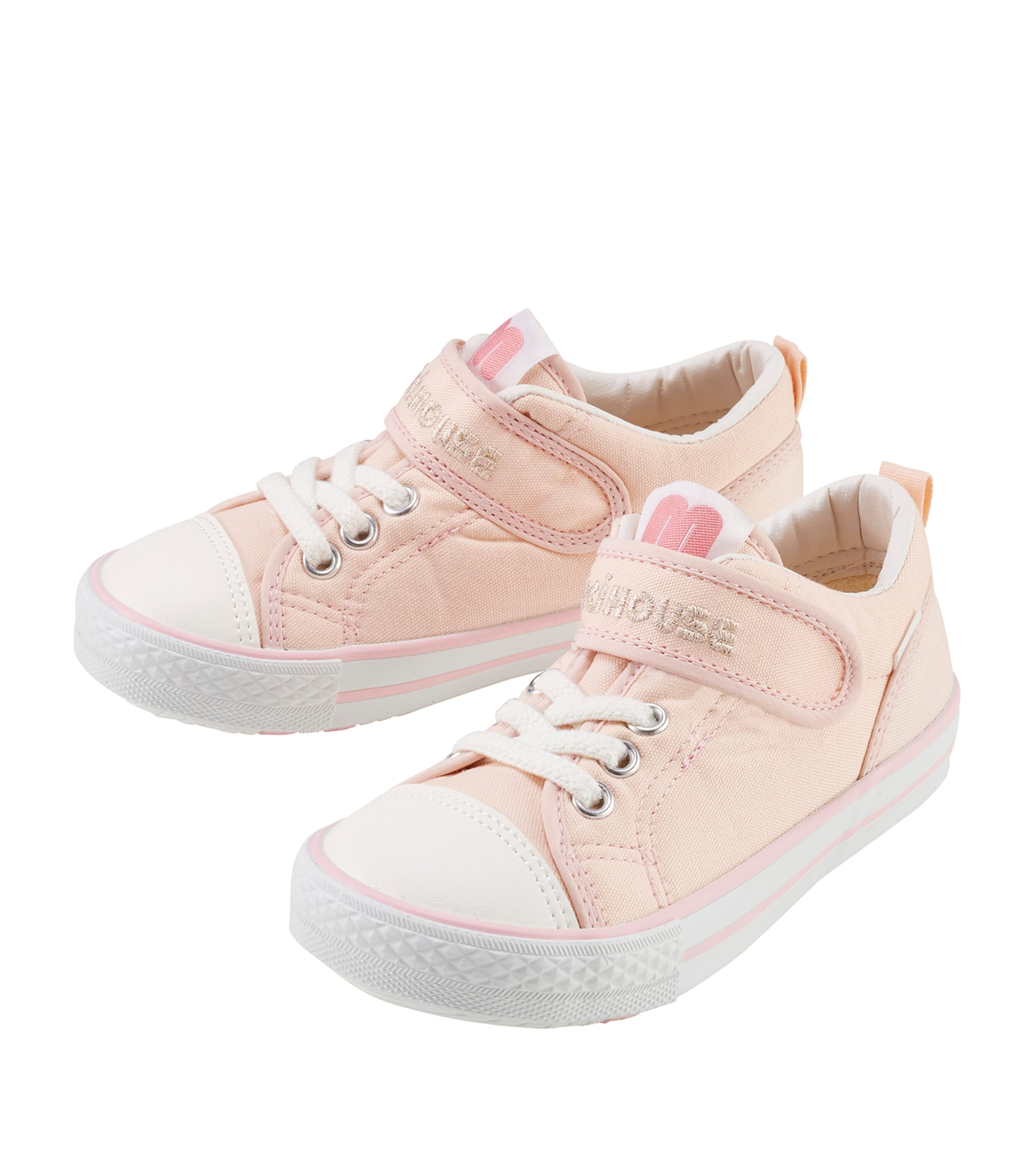 Miki House Kids' Velcro Sneakers In Pink