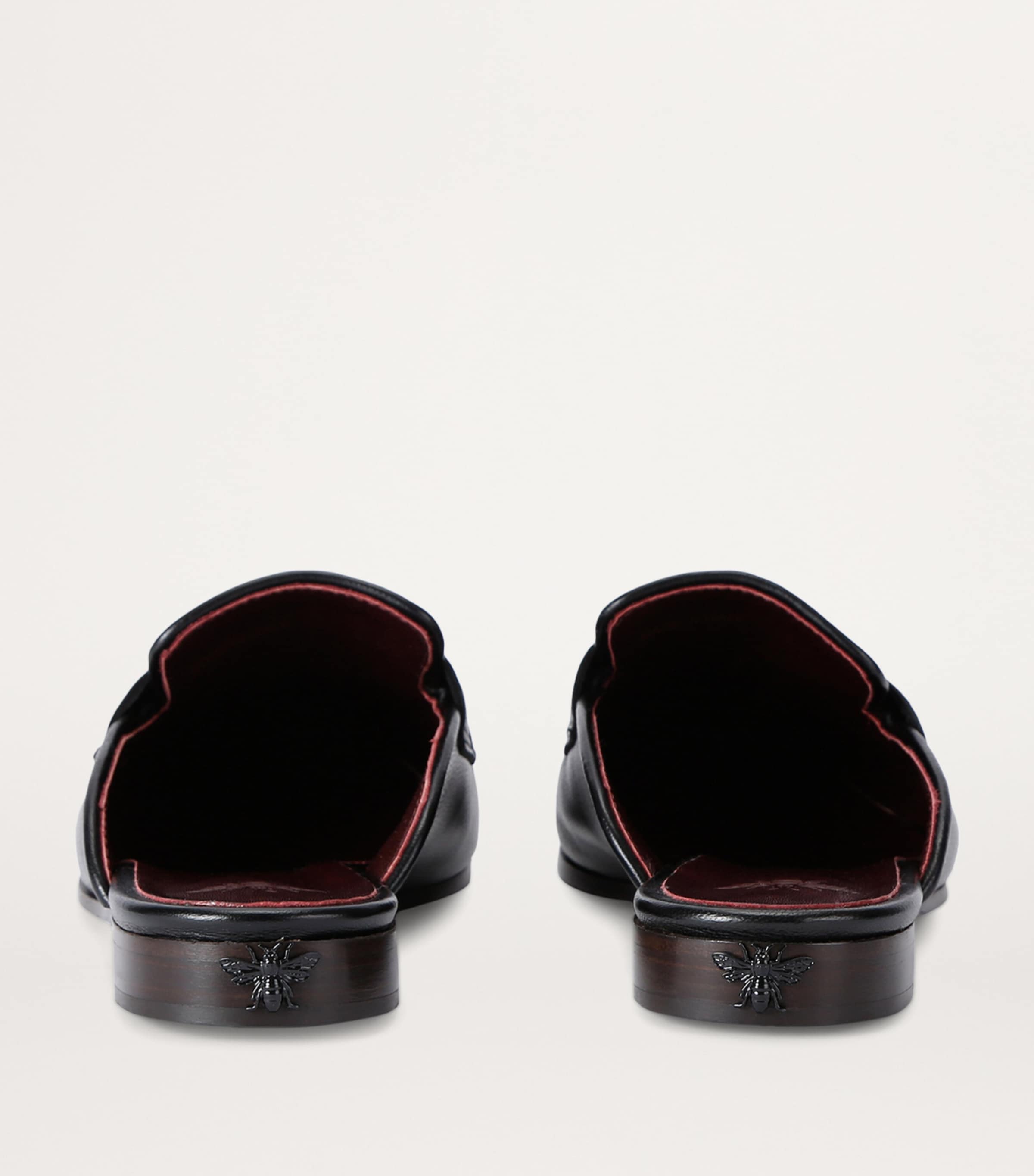 Bougeotte Leather Mules Black Image 2