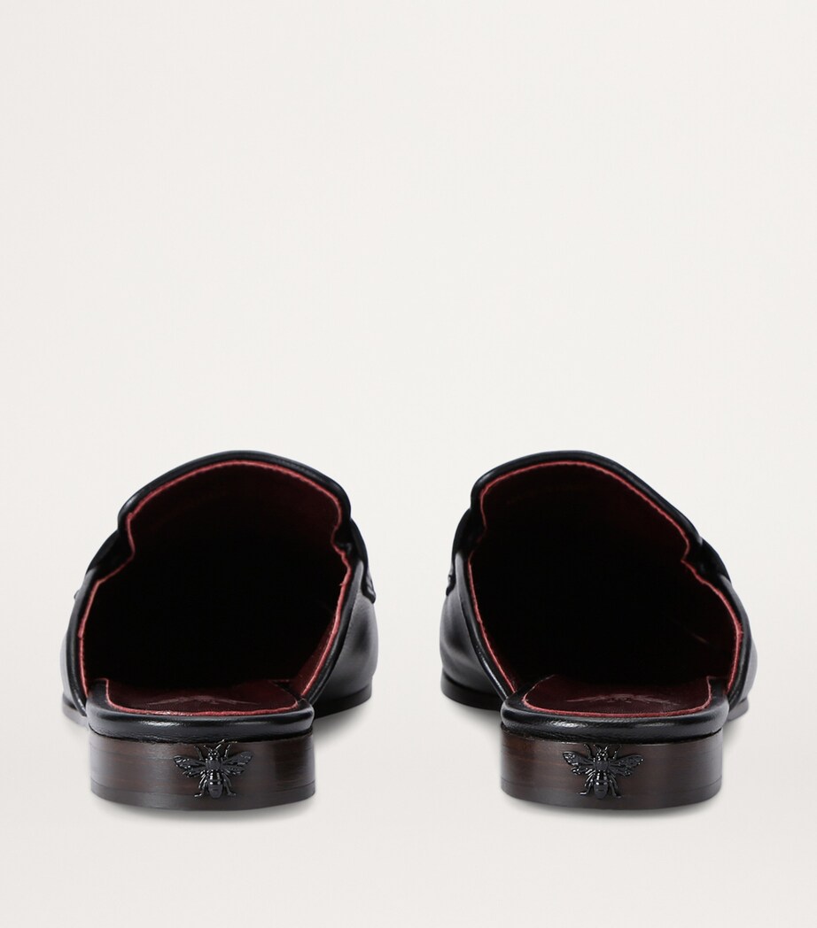 Bougeotte Leather Mules Black Image 2