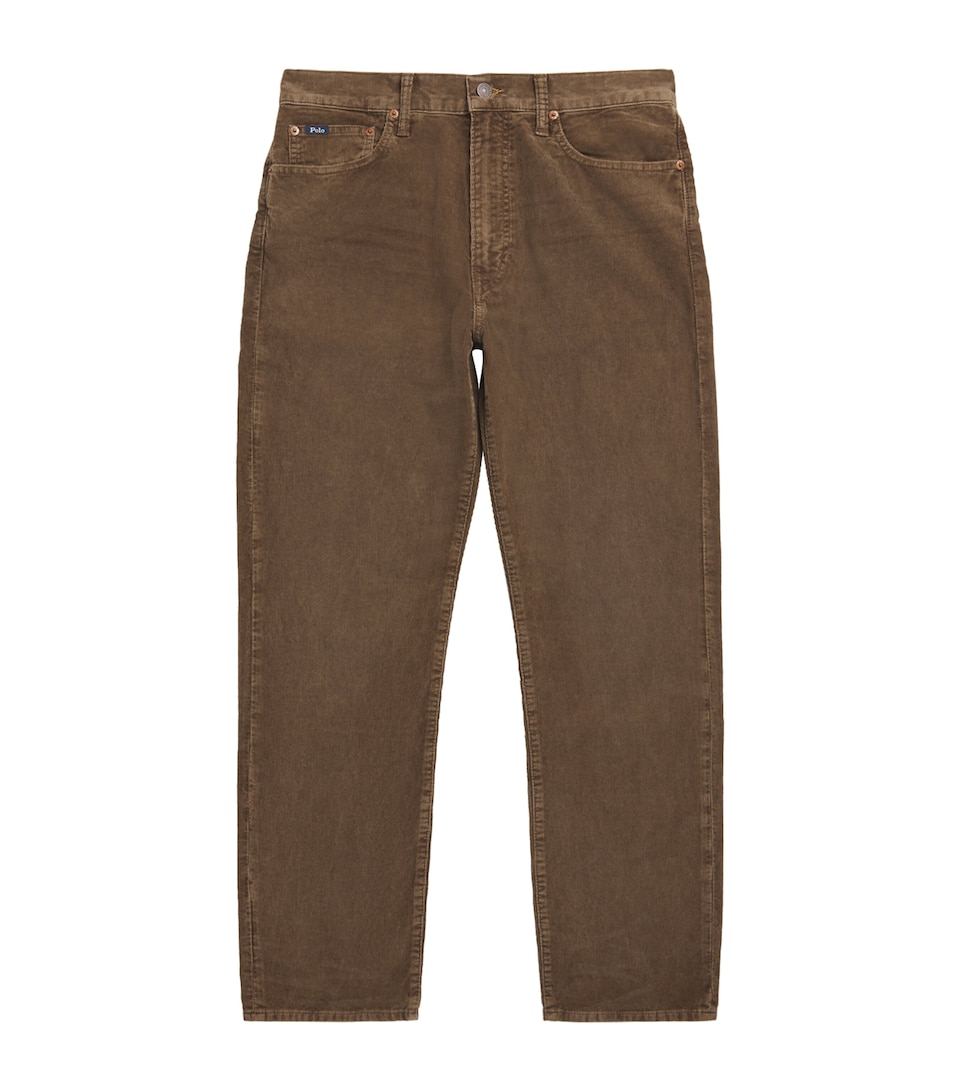 Cotton Corduroy Straight Fit Trousers