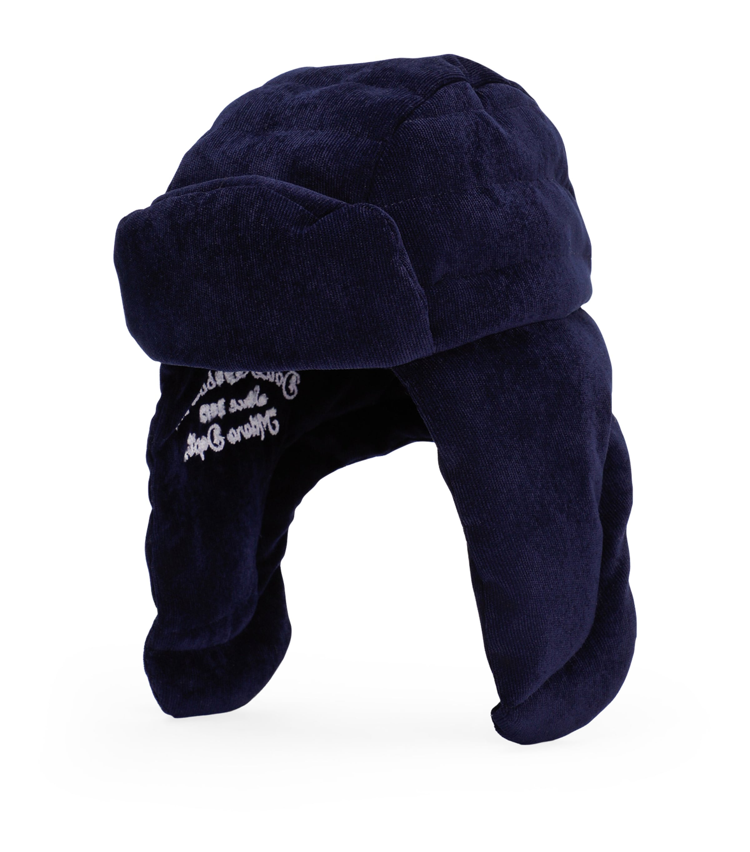 Velvet Ear-Warmer Hat B3895-NAVY BLUE Image 1