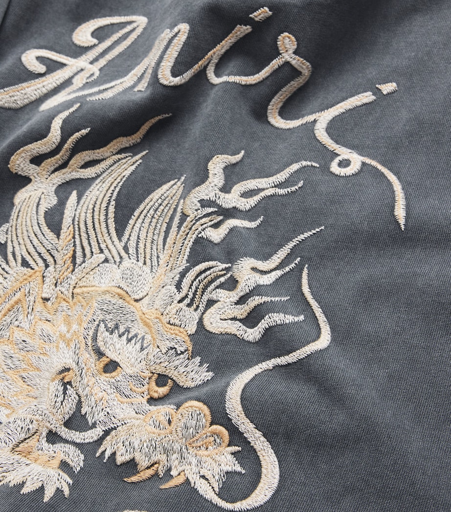 Cotton Dragon Logo Oversized T-Shirt BLACK Image 5