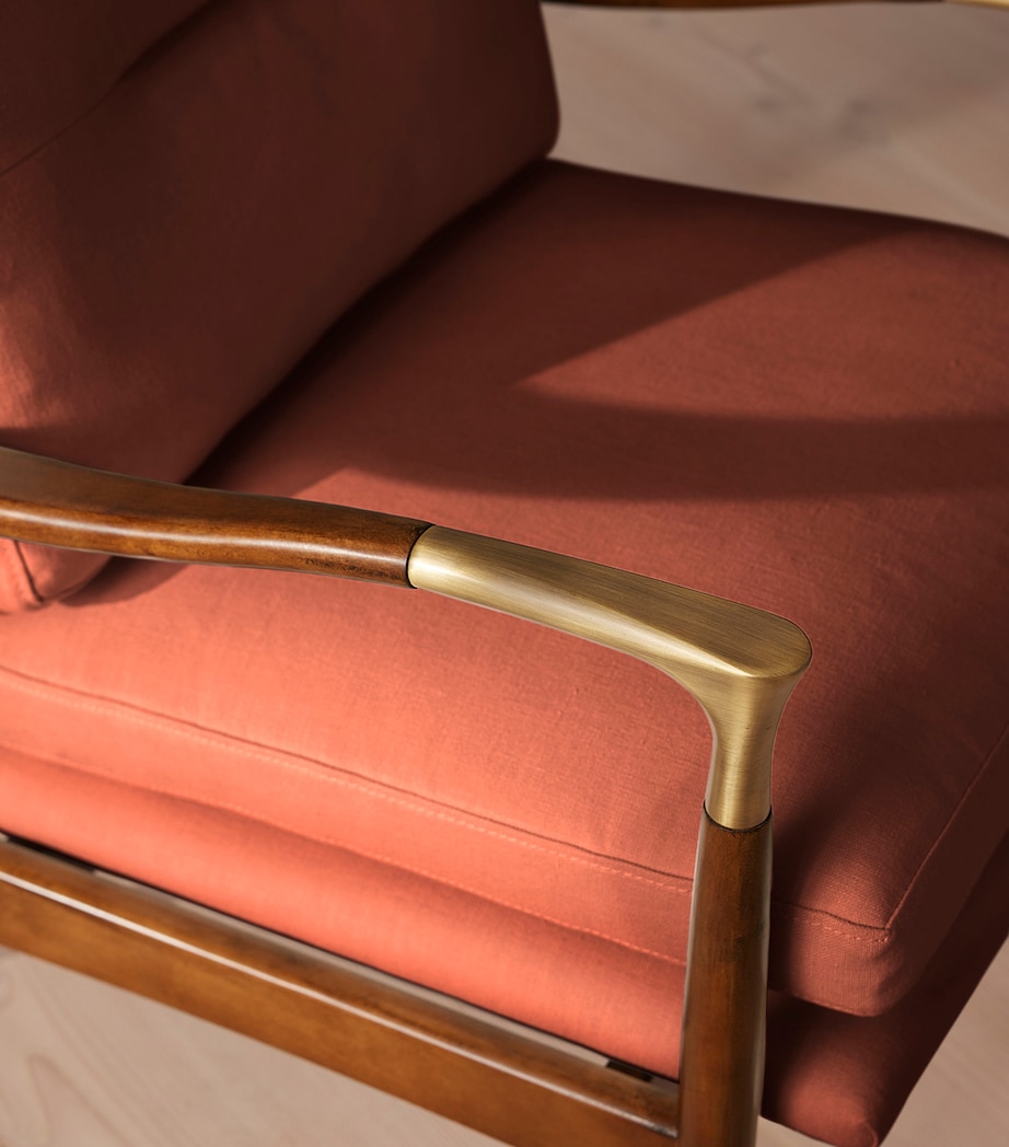 Soho Home Linen Theodore Armchair Natural Image 7