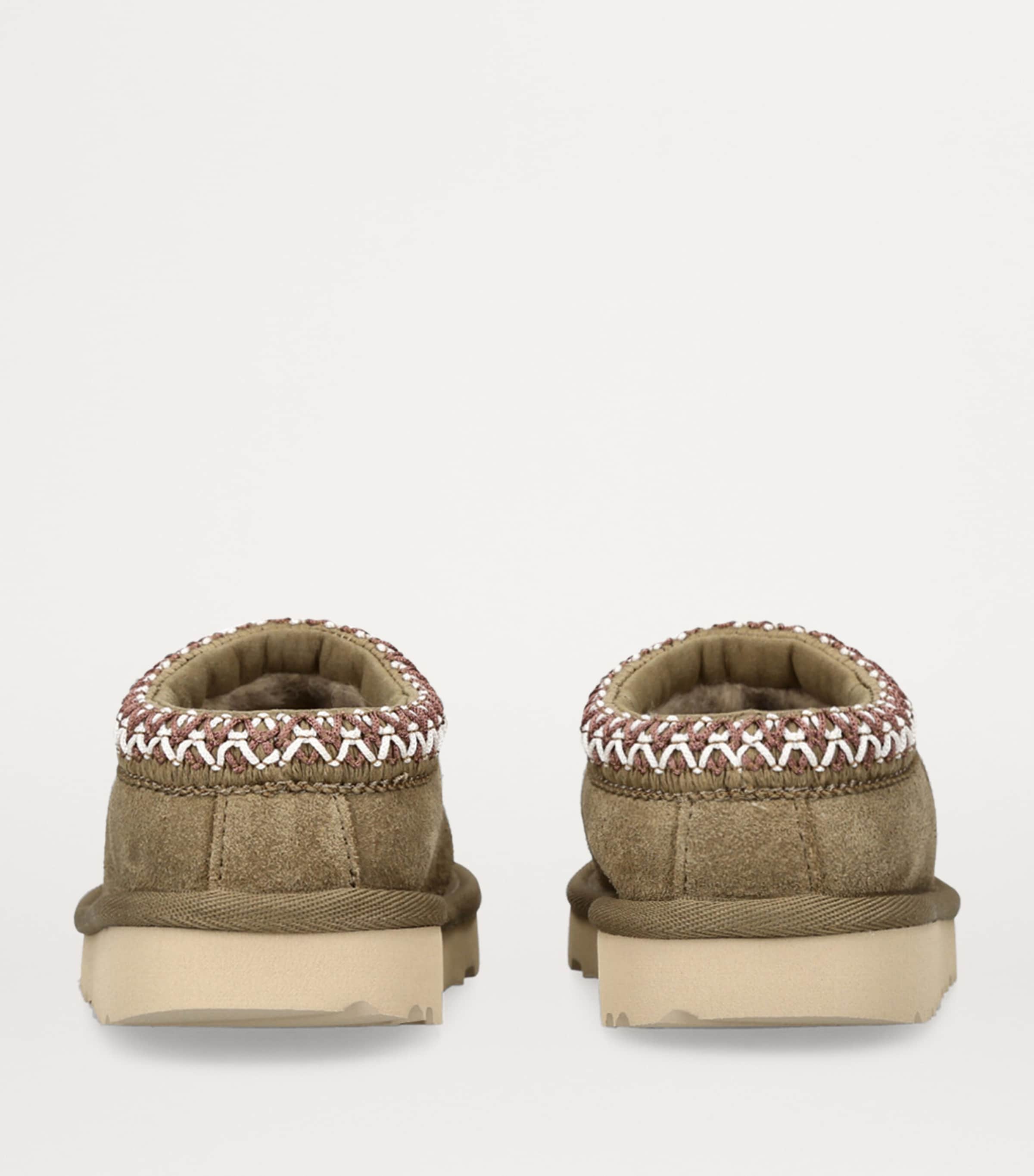 Suede Tasman II Slippers DARK GREEN Image 2