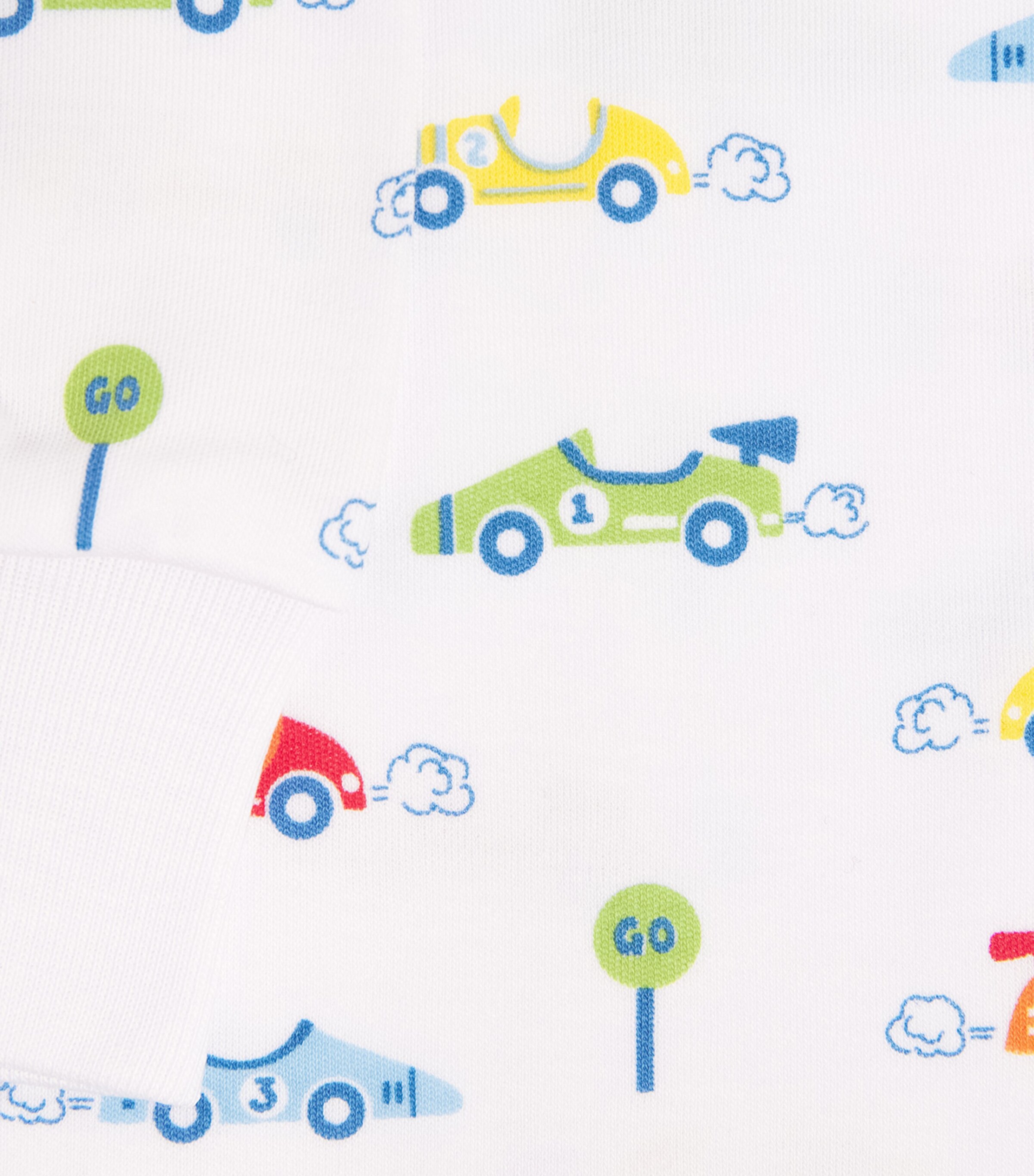 Pima Cotton Long-Sleeve Pyjamas (2-6 Years) K999SIZZLING SPEEDWY Image 4