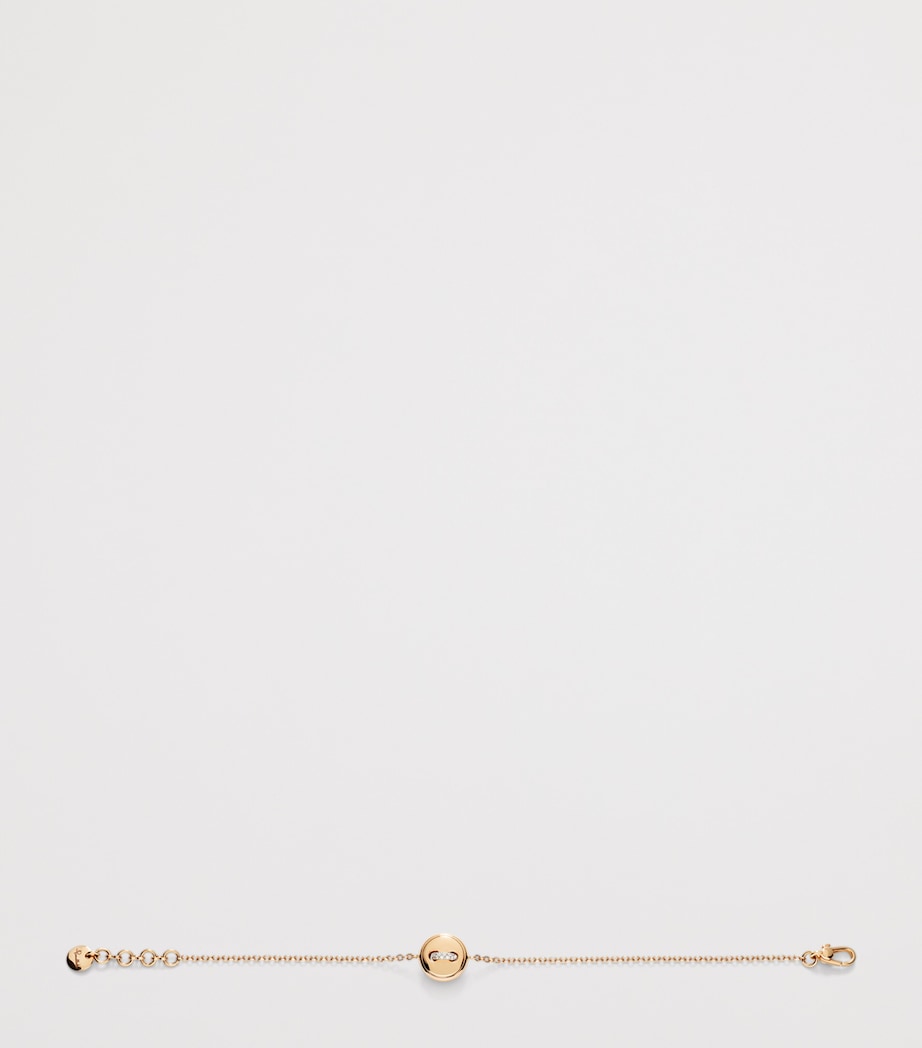 Rose Gold, Diamond and Turquoise Pom Pom Dot Bracelet DB0TU Image 3