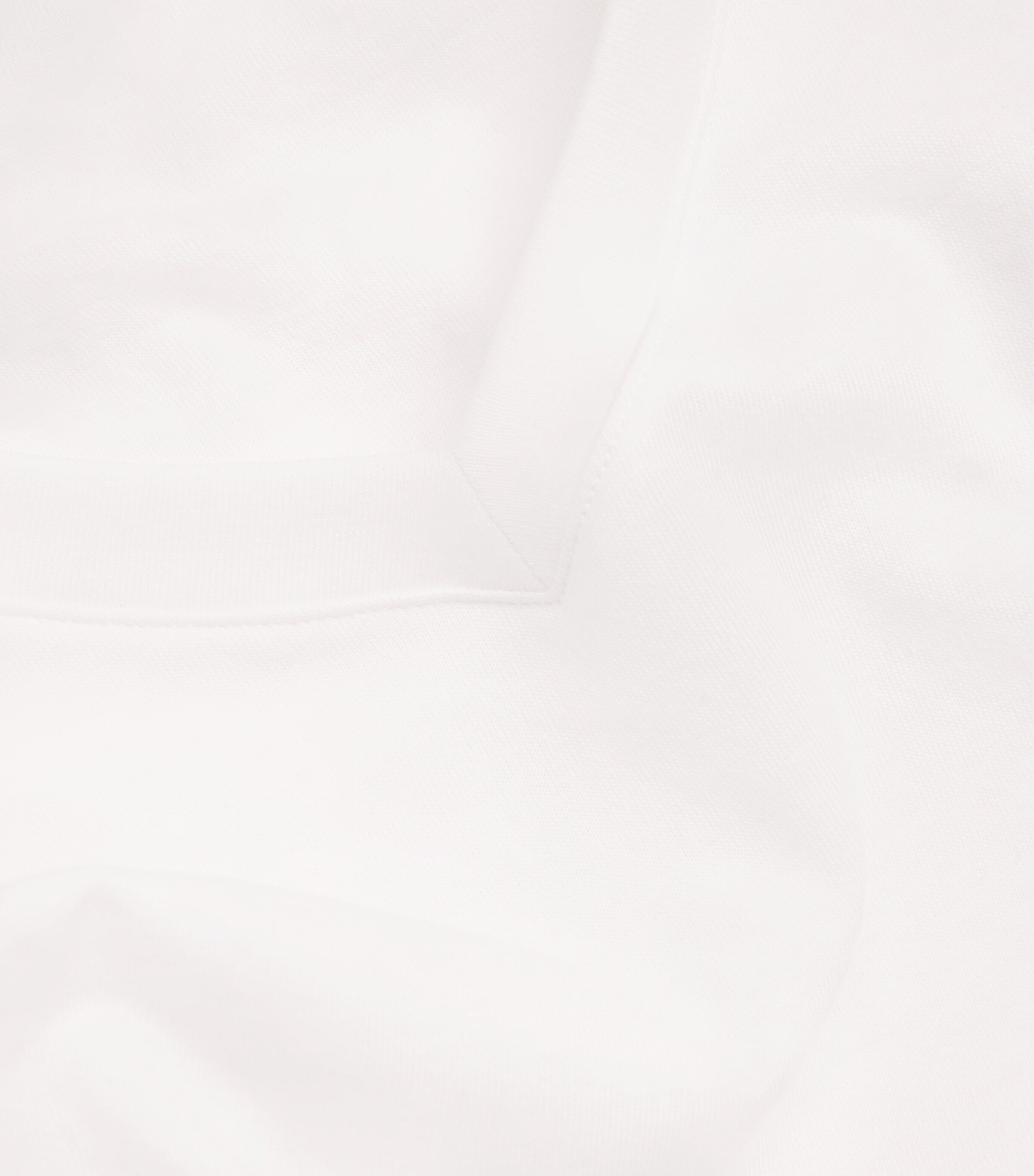 Cotton Living V-Neck T-Shirt 0101 WHITE Image 6